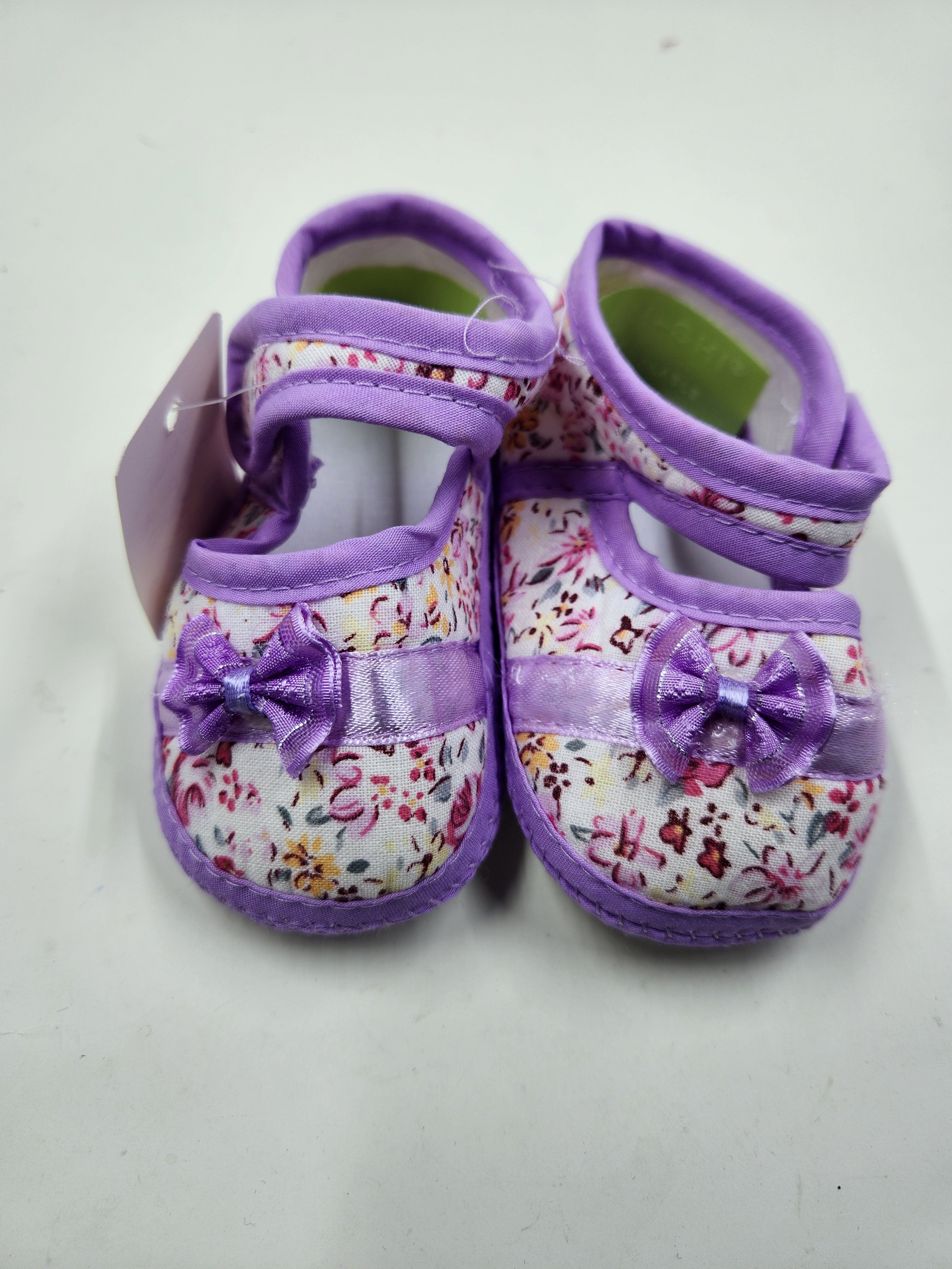 Purple Floral Shoes