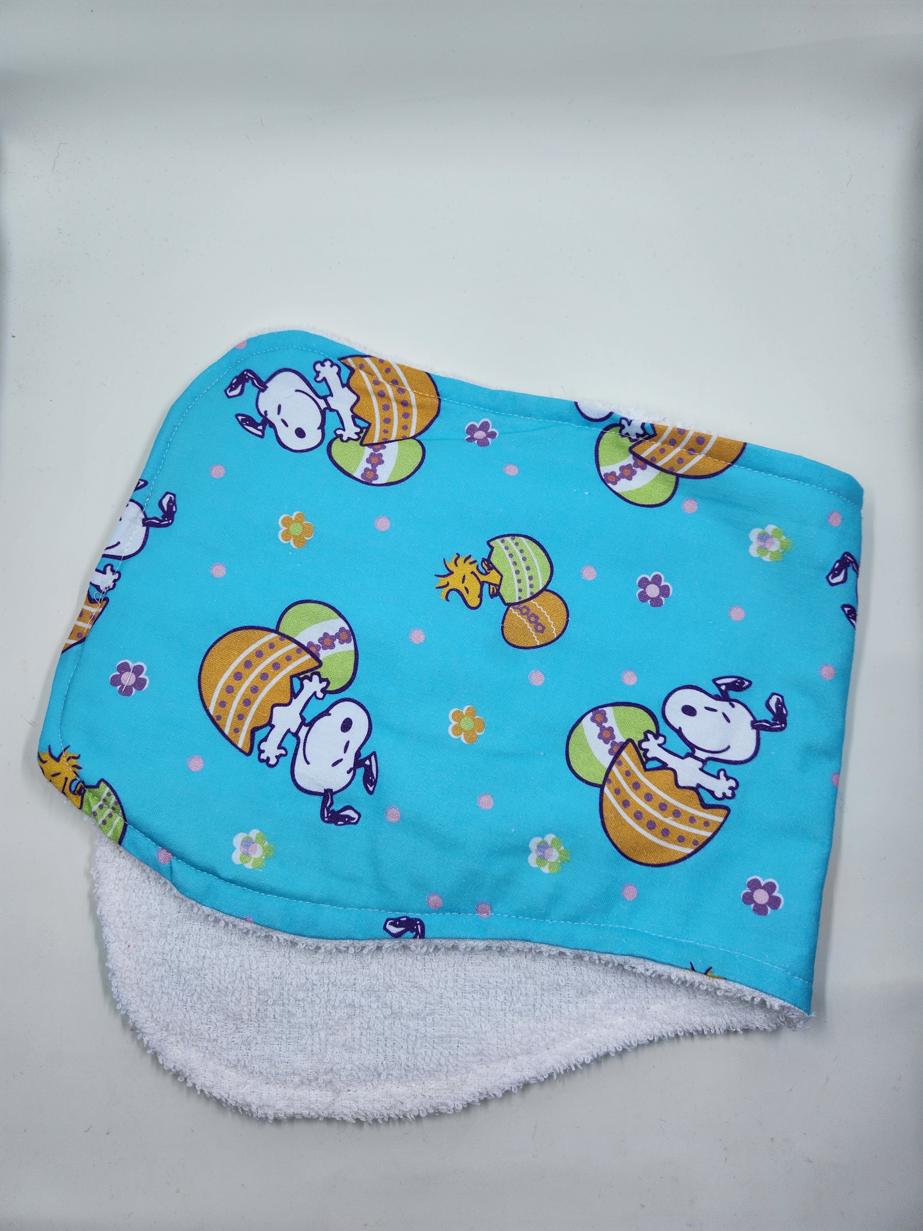 Blue Dog Easter  Burp Cloth