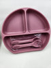 Grid Plate Sets + Spoon + Fork