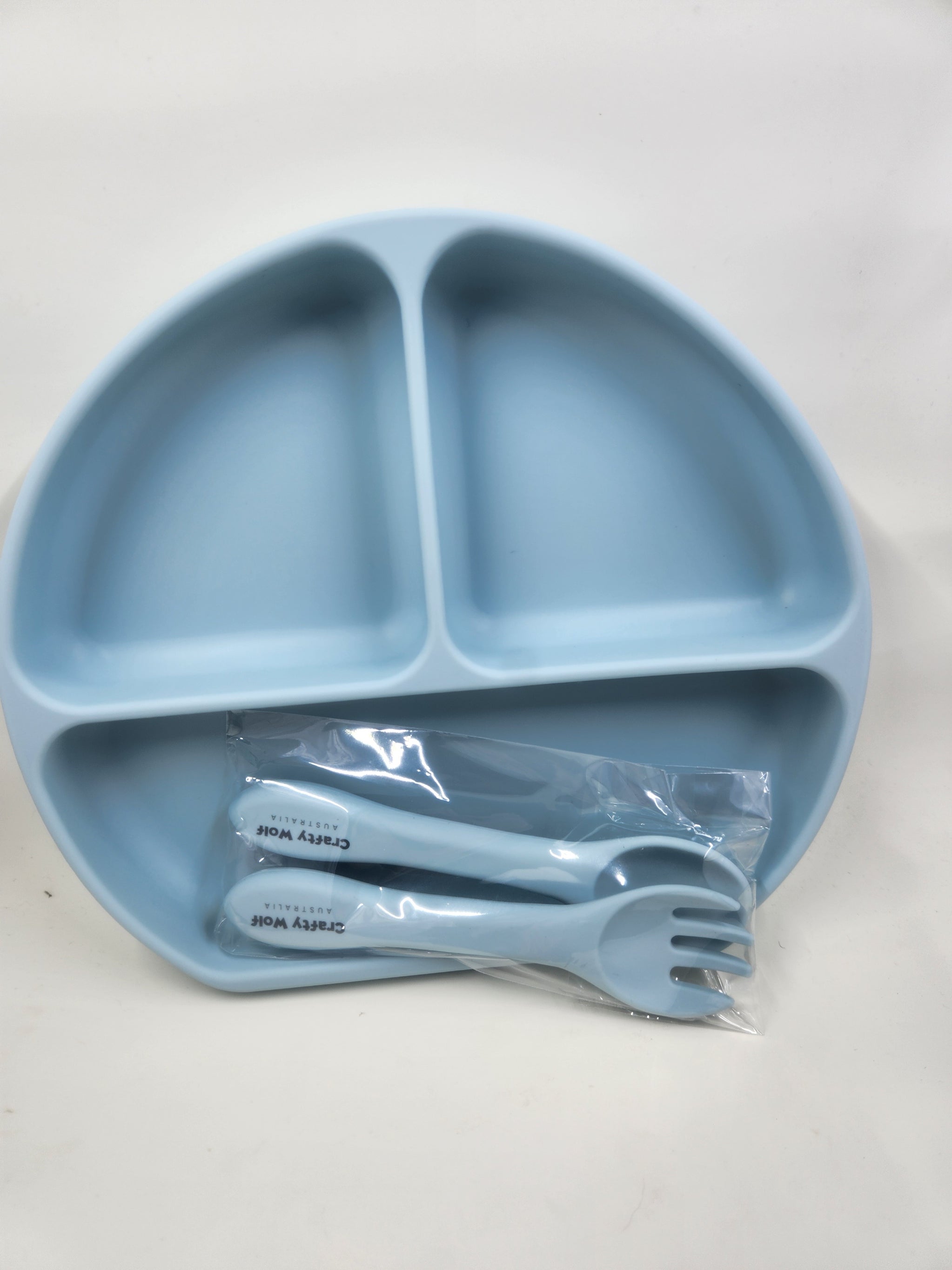 Grid Plate Sets + Spoon + Fork