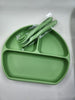 Grid Plate Sets + Spoon + Fork