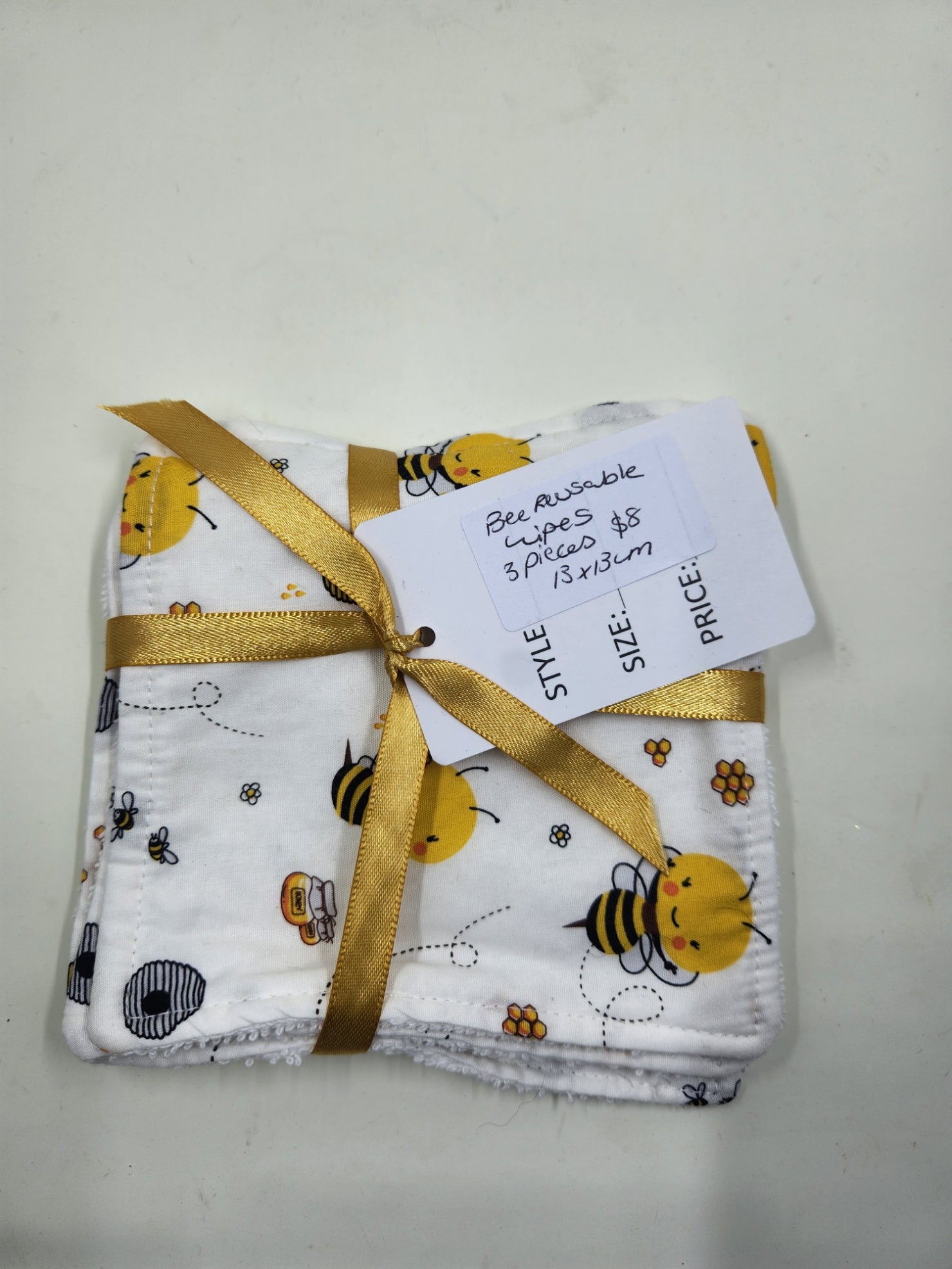 Environmentally Friendly Reusable Wipes Set Busy Bees
