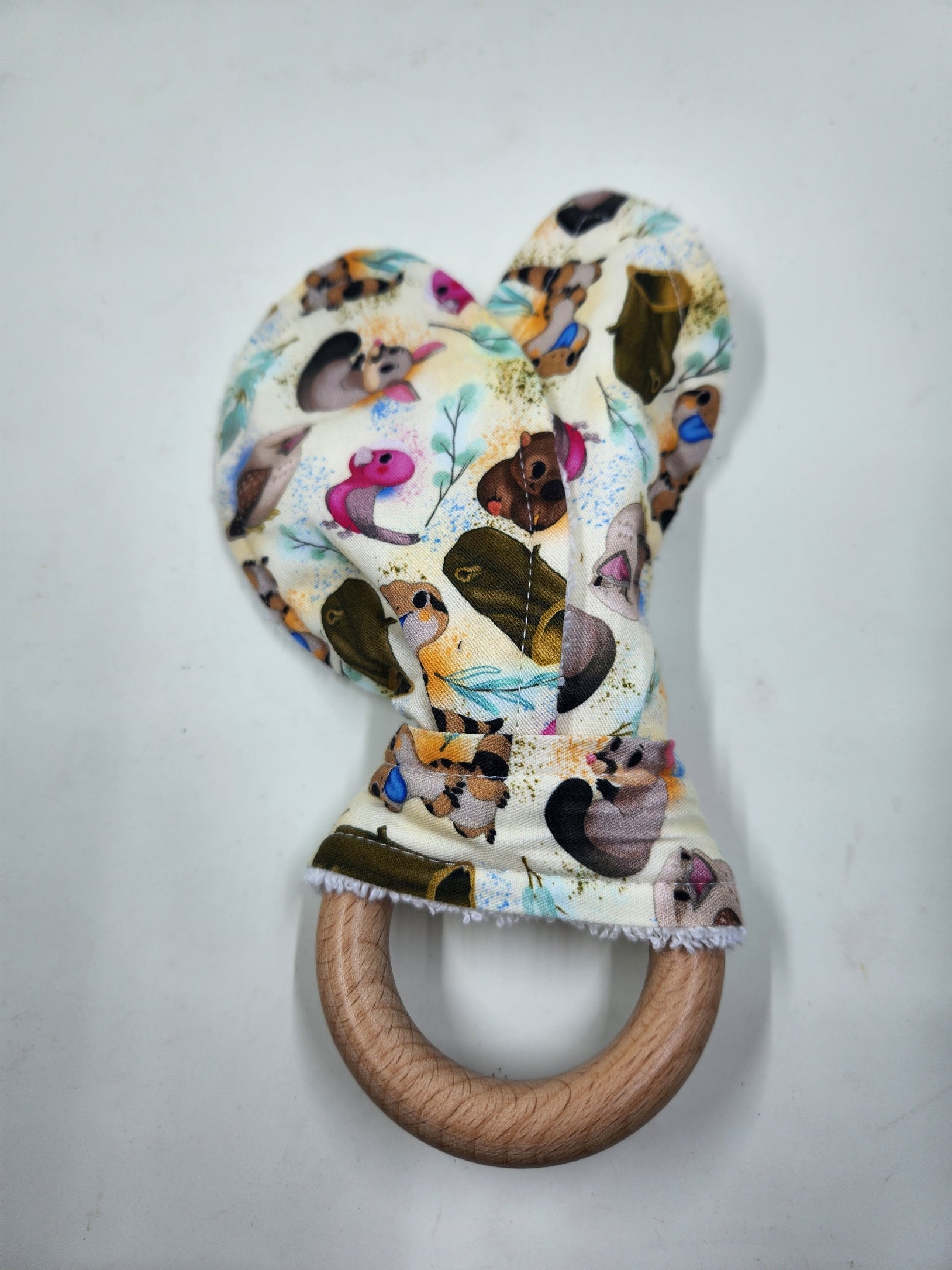 Aussie Icons Bunny Eared Wooden Teether