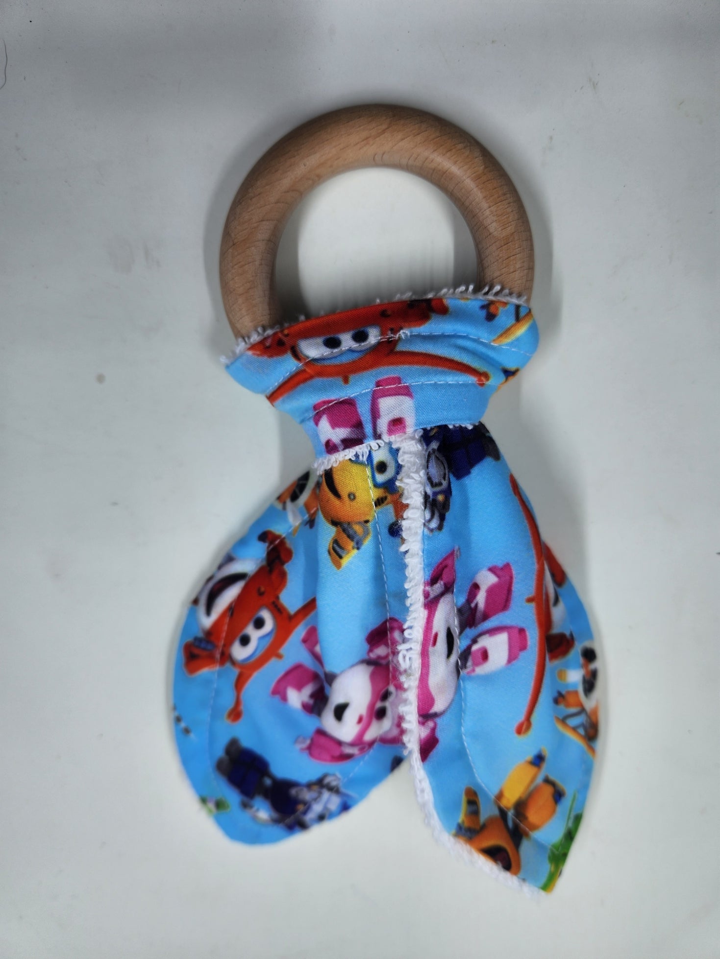 Planes Bunny Eared Wooden Teether