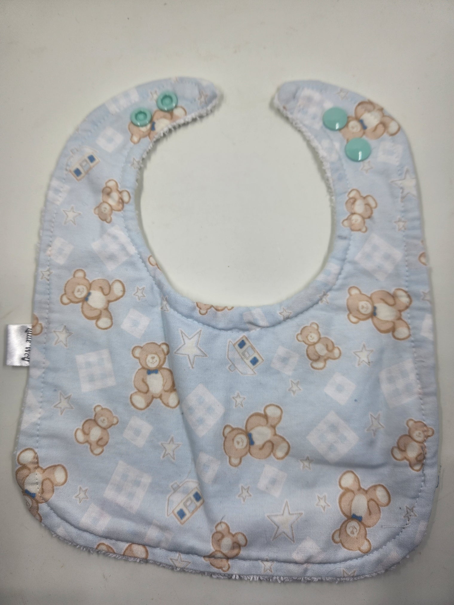 Very Pale Blue Bear Bib