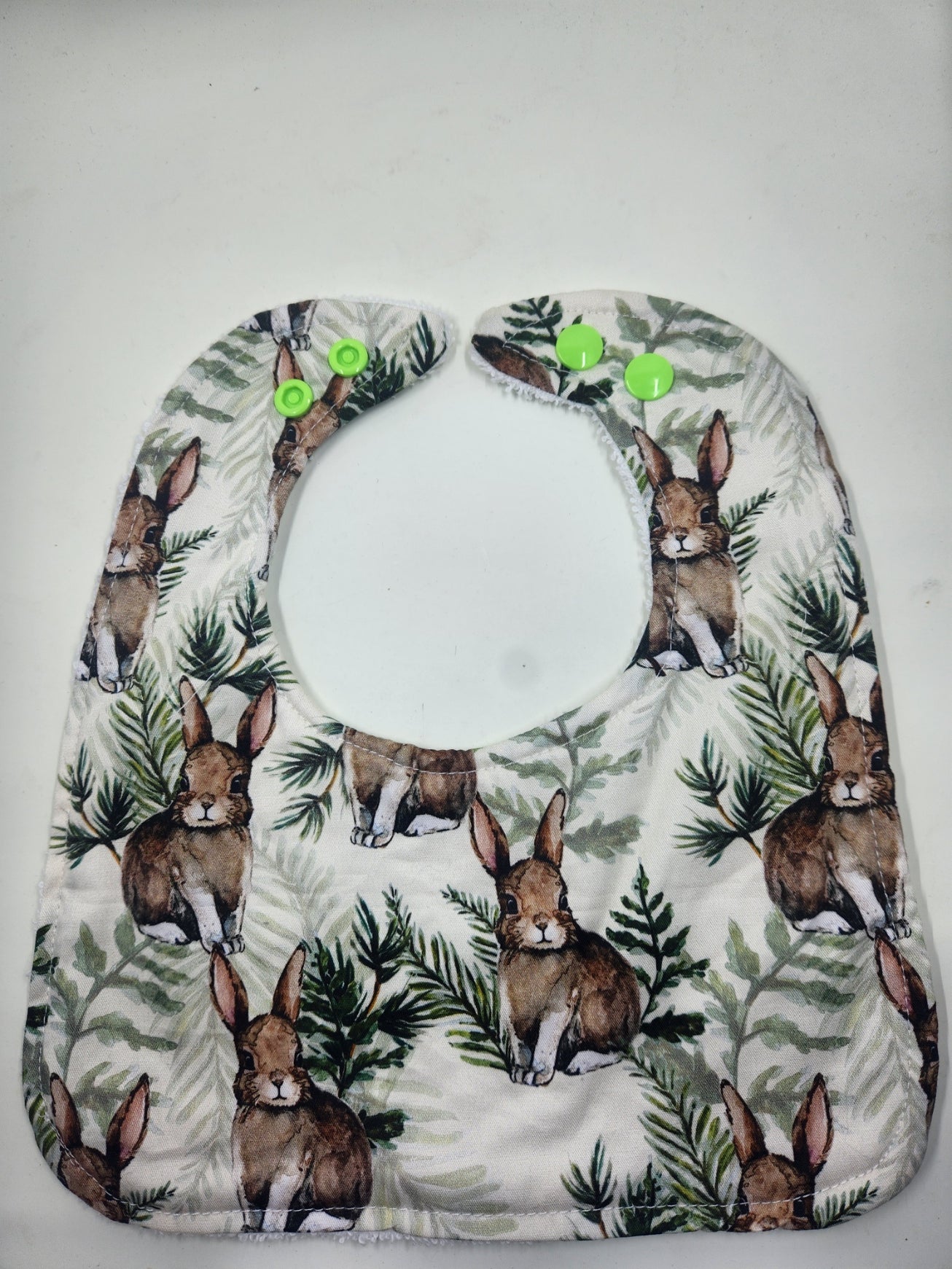 Green Bunny Bib