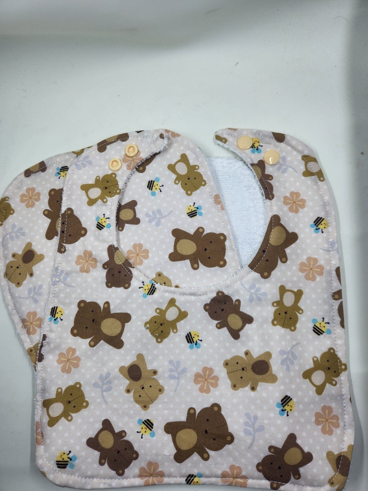 Little Bear Bib + Burp Cloth Set