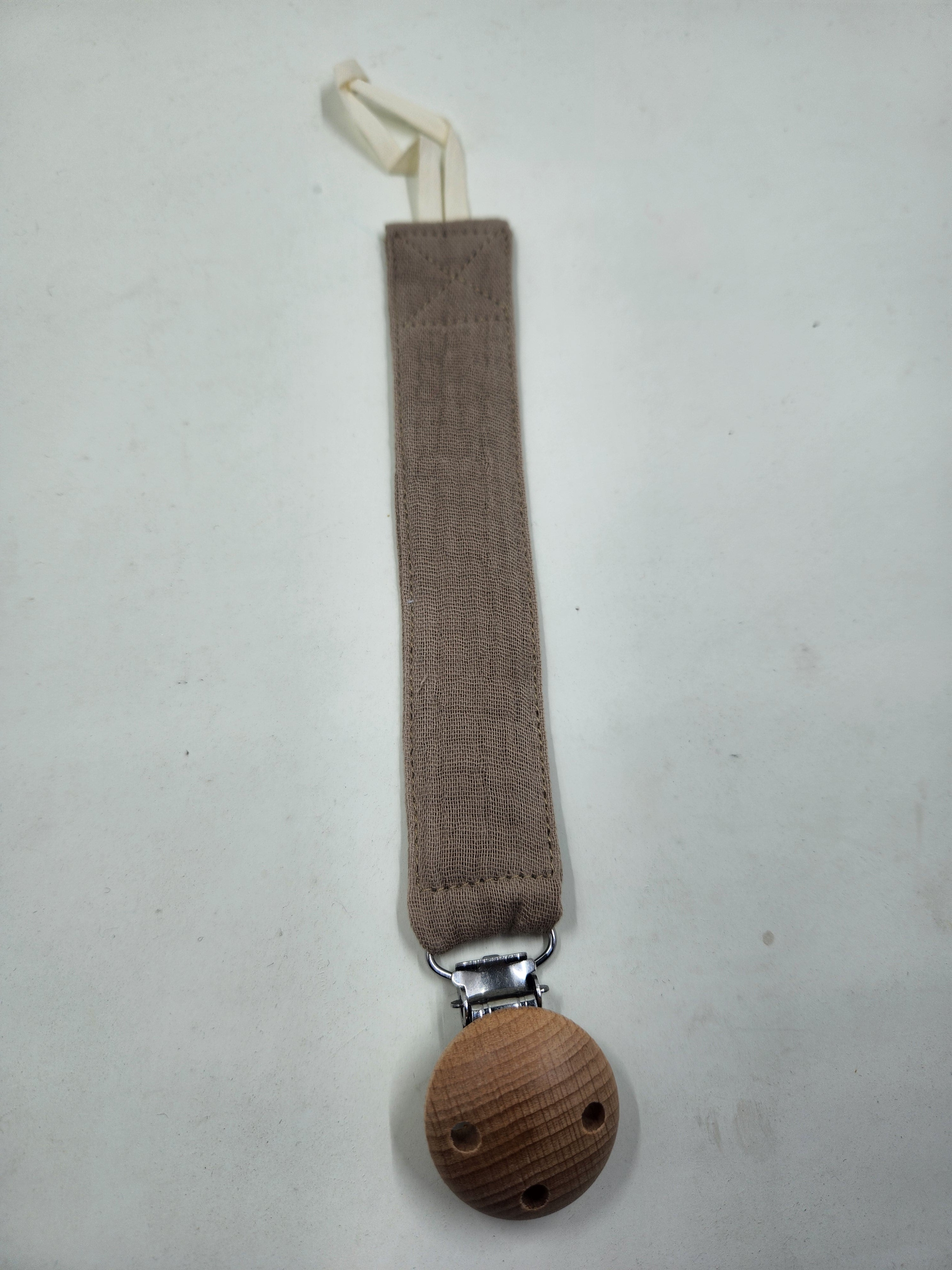Cotton Muslin Pacifier Dummy Clip
