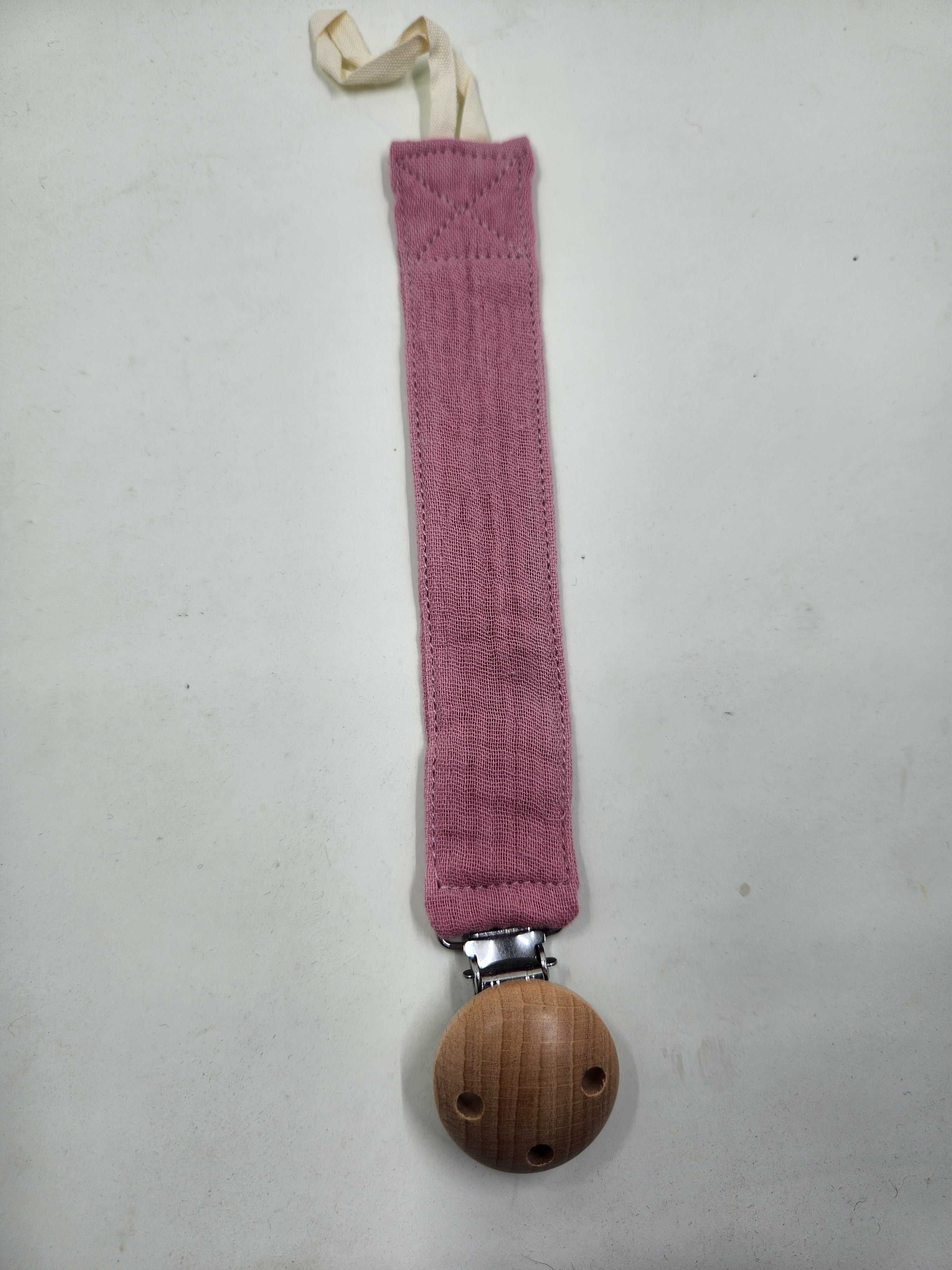 Cotton Muslin Pacifier Dummy Clip