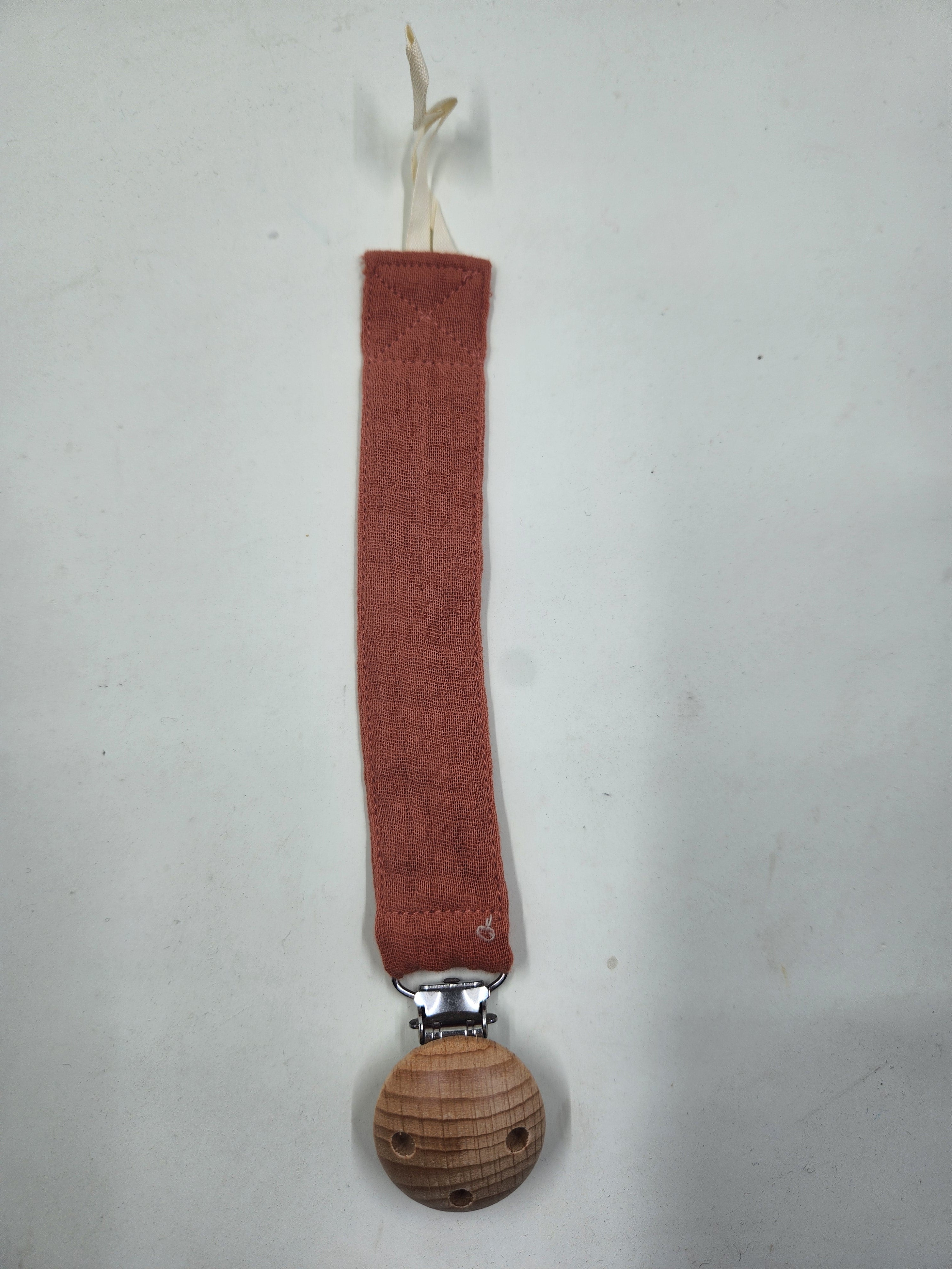Cotton Muslin Pacifier Dummy Clip