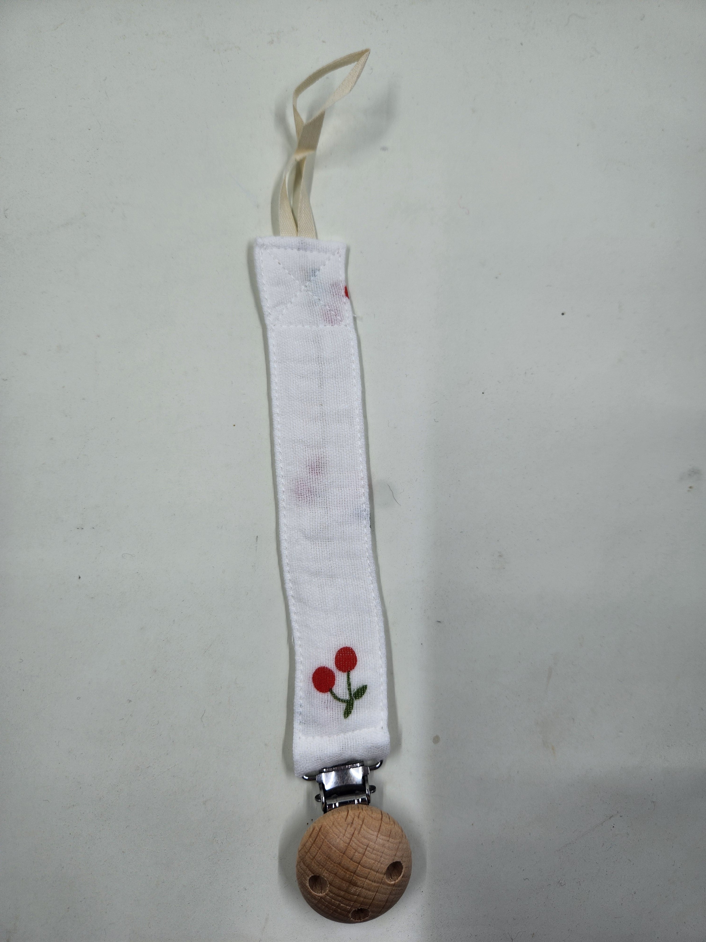 Cotton Muslin Pacifier Dummy Clip