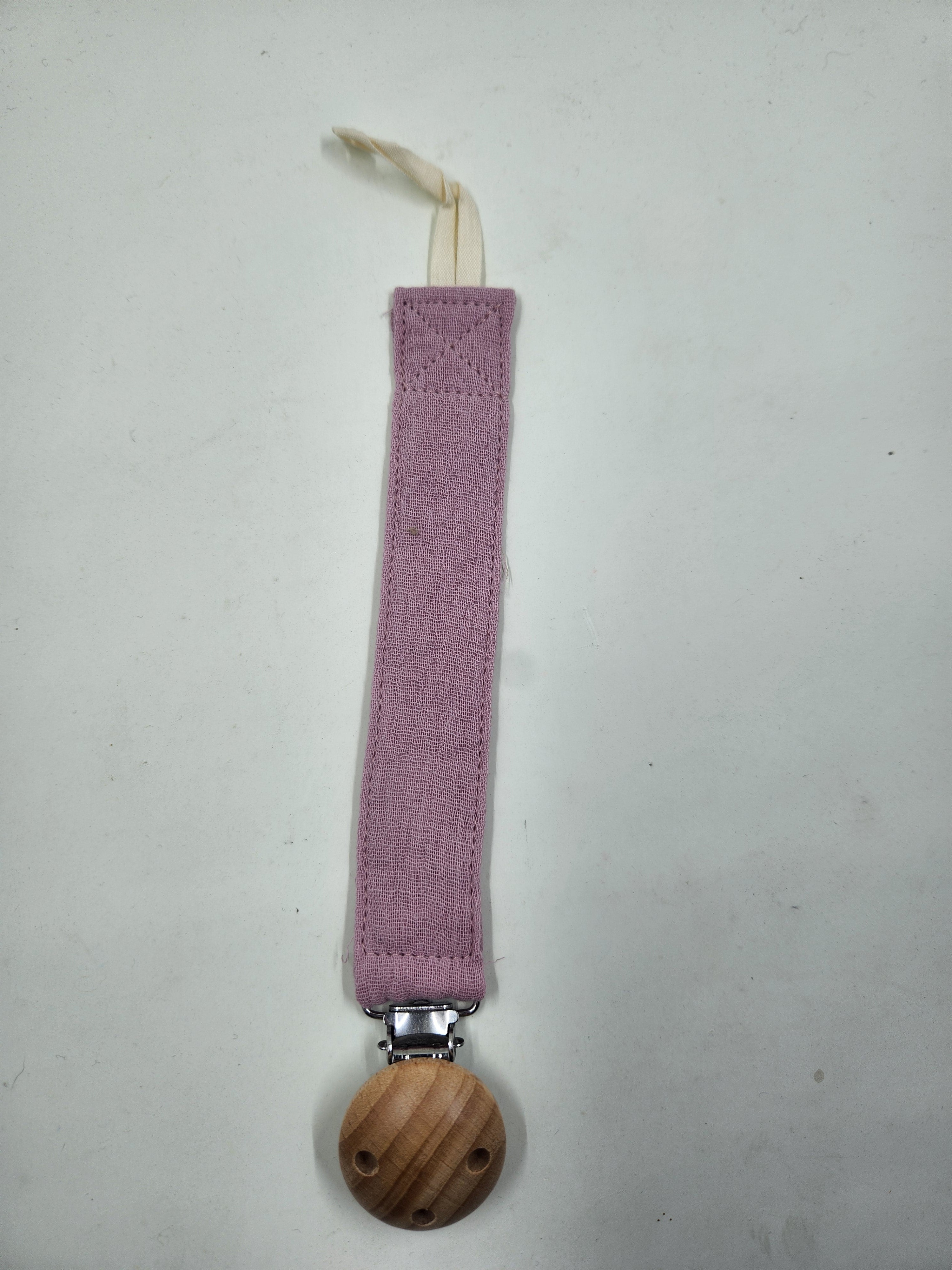 Cotton Muslin Pacifier Dummy Clip