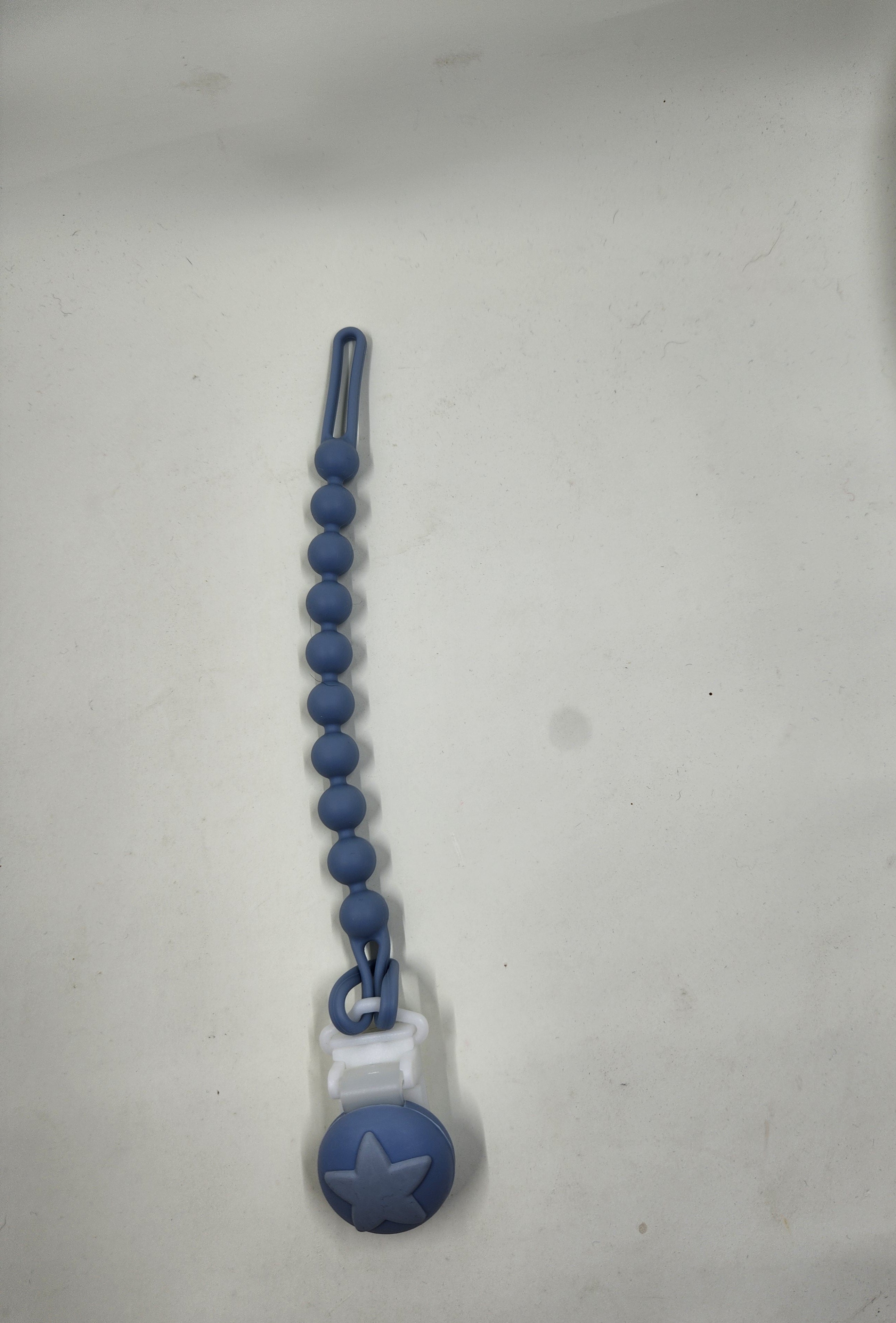 Star Silicone Dummy Pacifier Clip