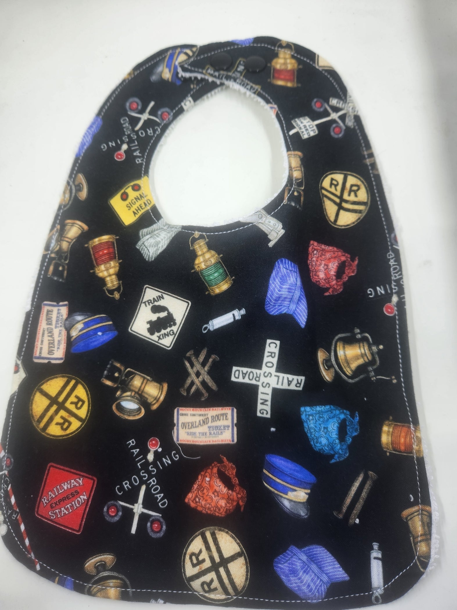 Railway Toddler Bib