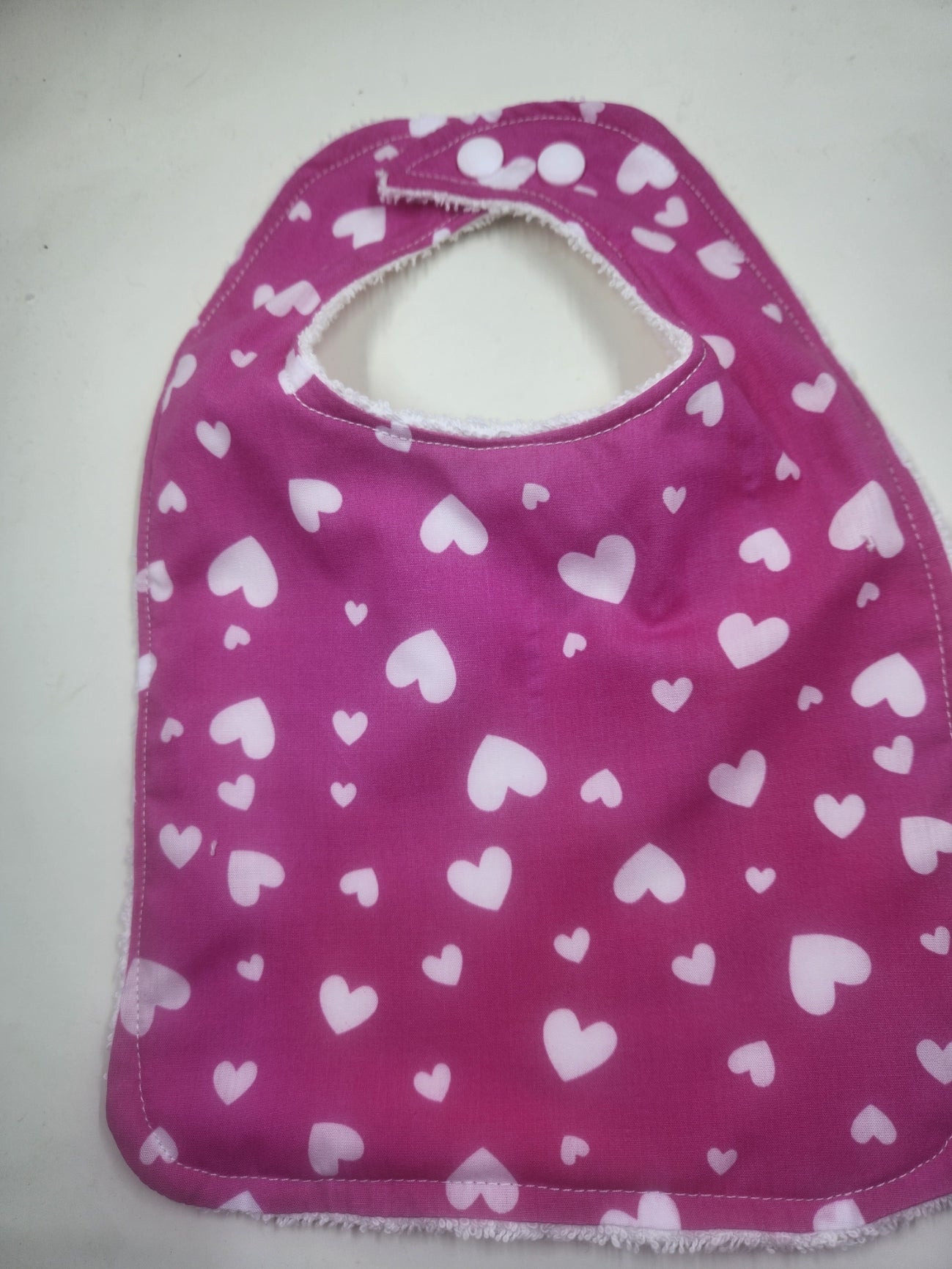 Hearts Toddler Bib