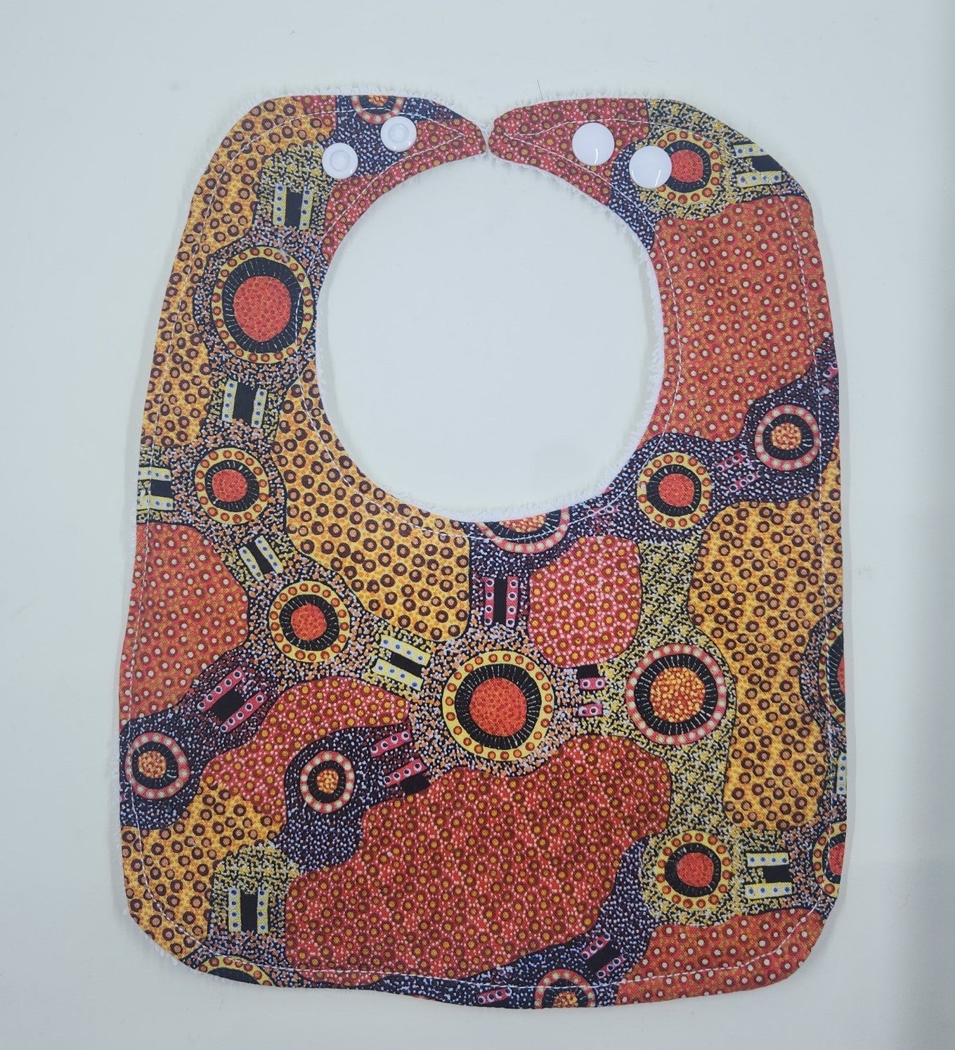Peach Indigenous Bib