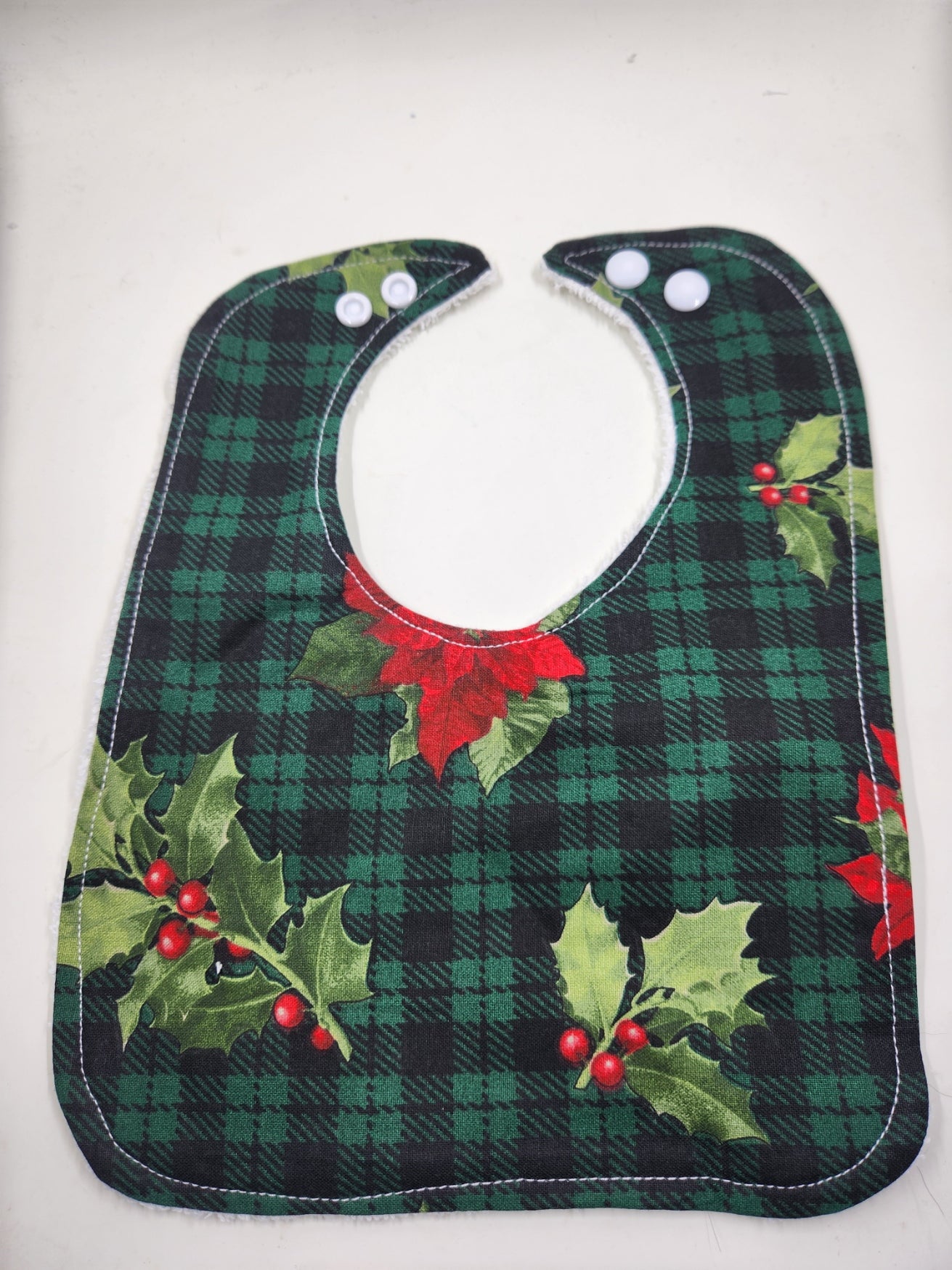 Poinsettia Bib