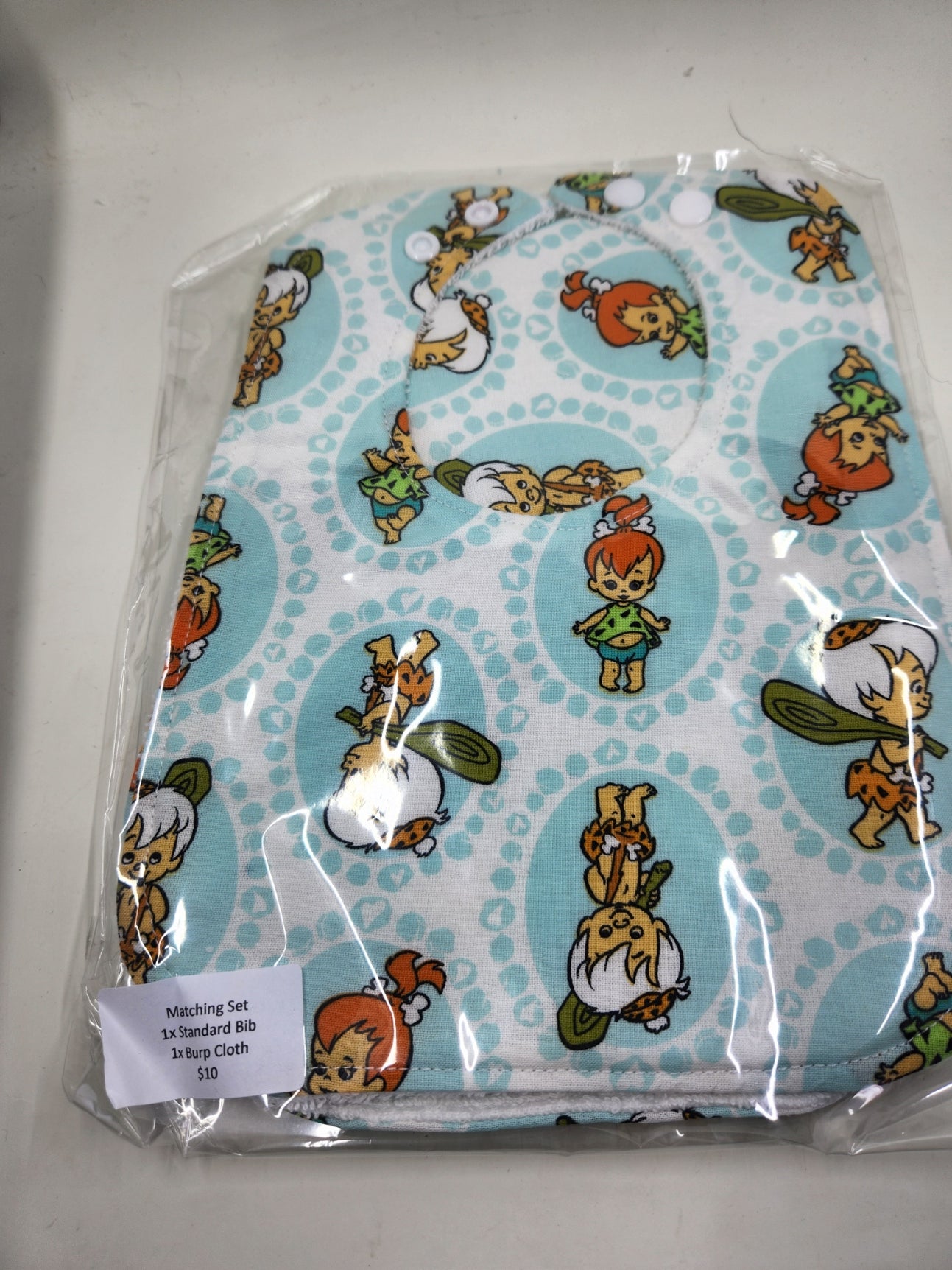 Bam Bam Bib + Burp Cloth Set