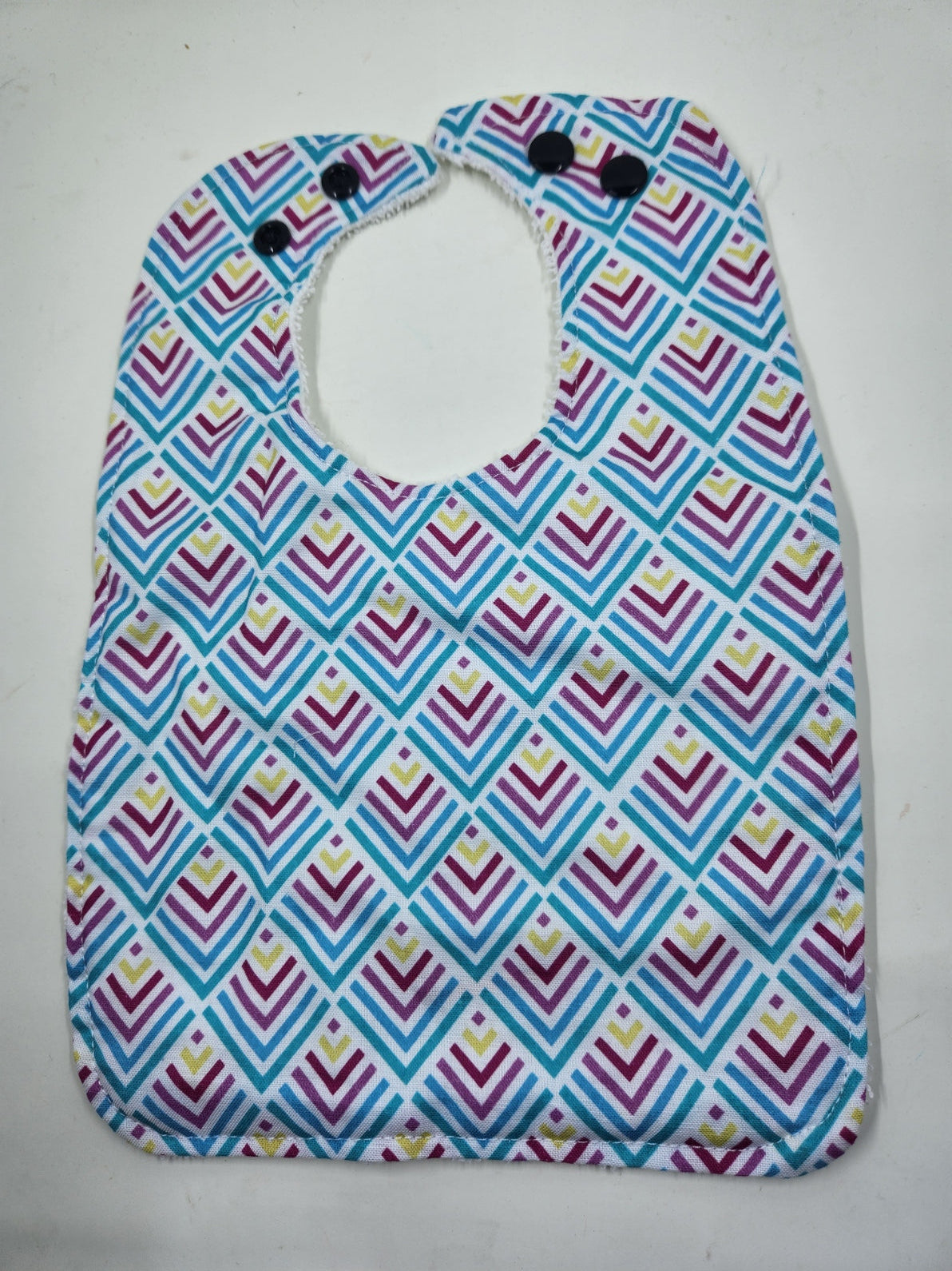 Geometric Toddler Bib
