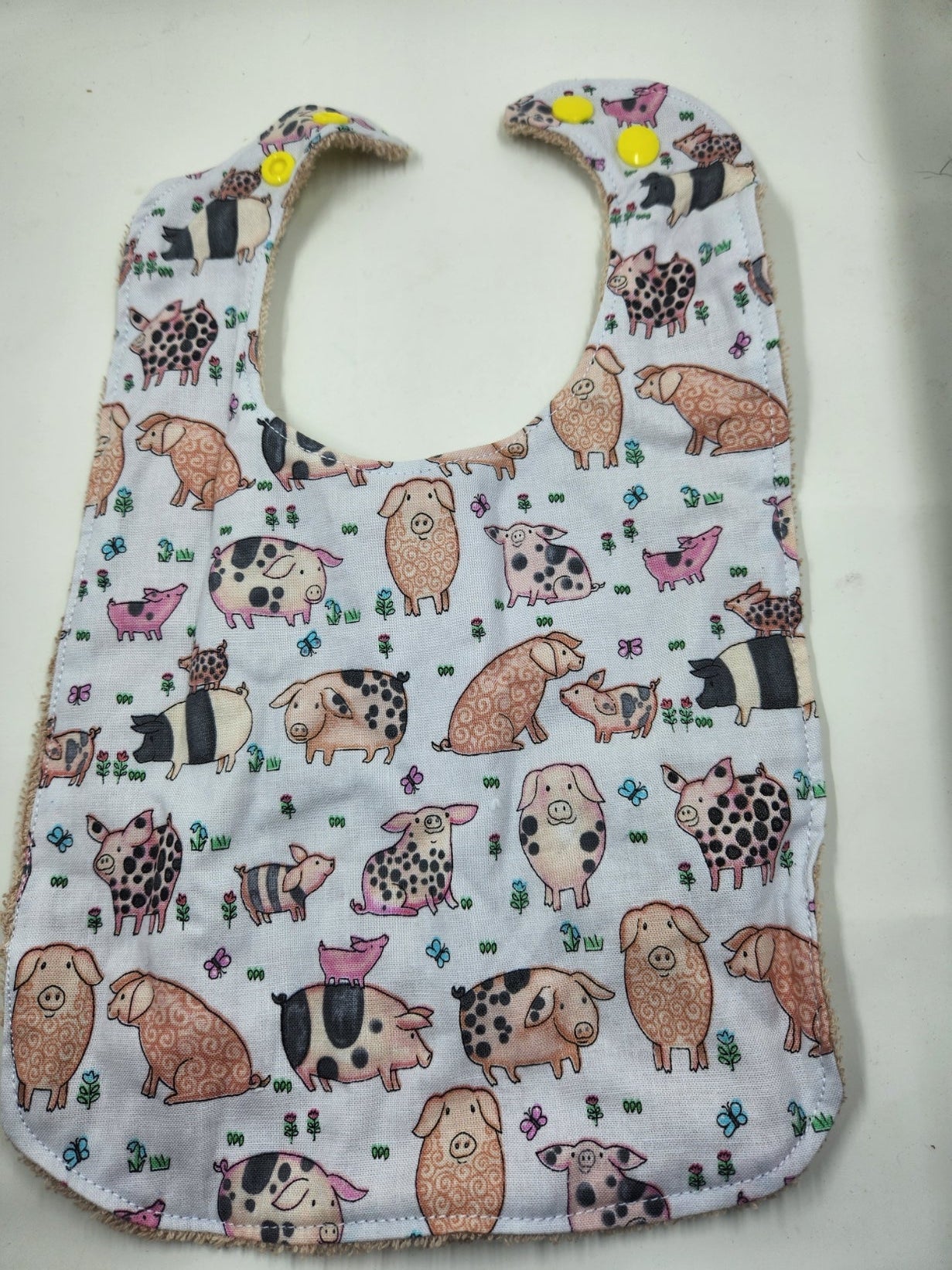 Pig Toddler Bib