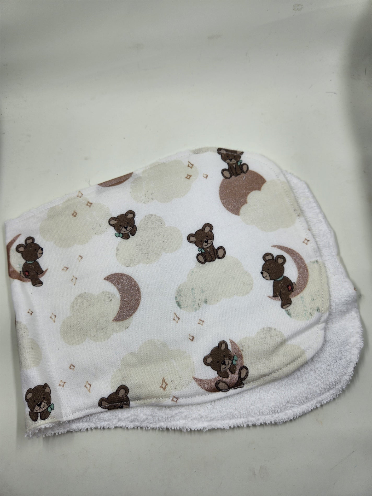 Metallic Little Bear Burp Cloth