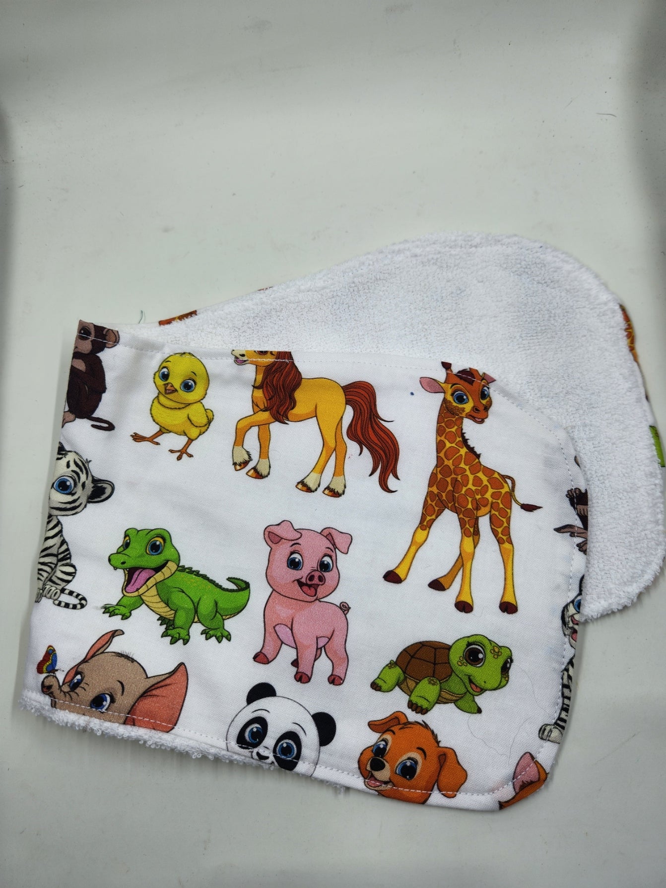 Animals Burp Cloth