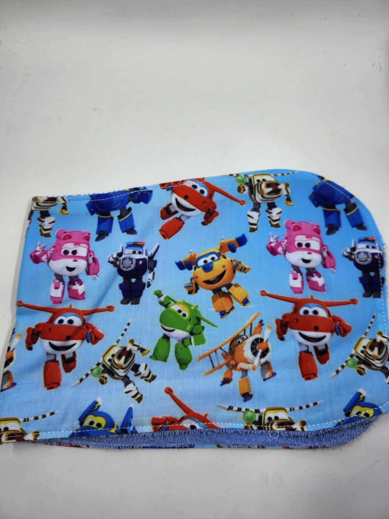 Blue Planes Burp Cloth