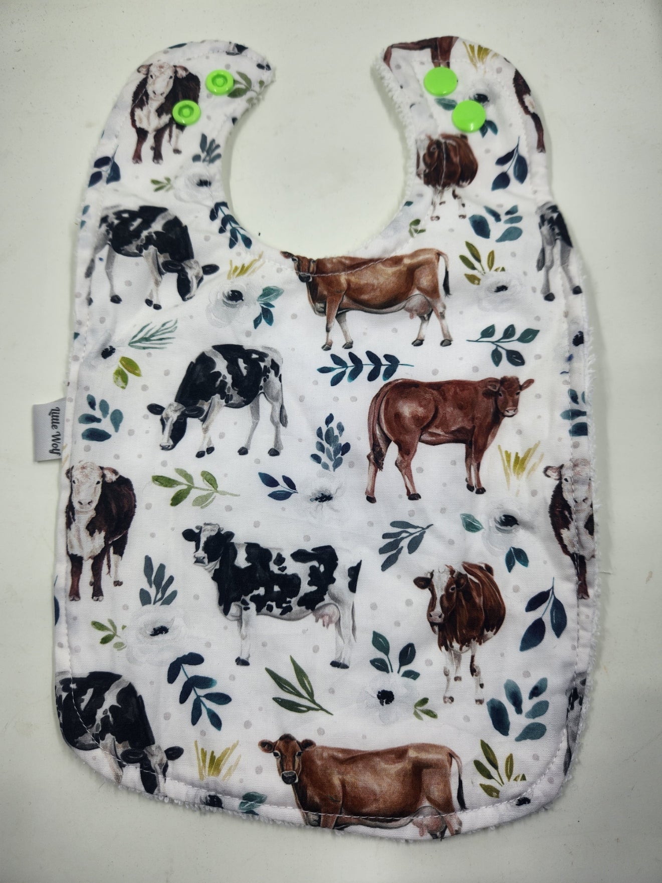 Cow Toddler Bib