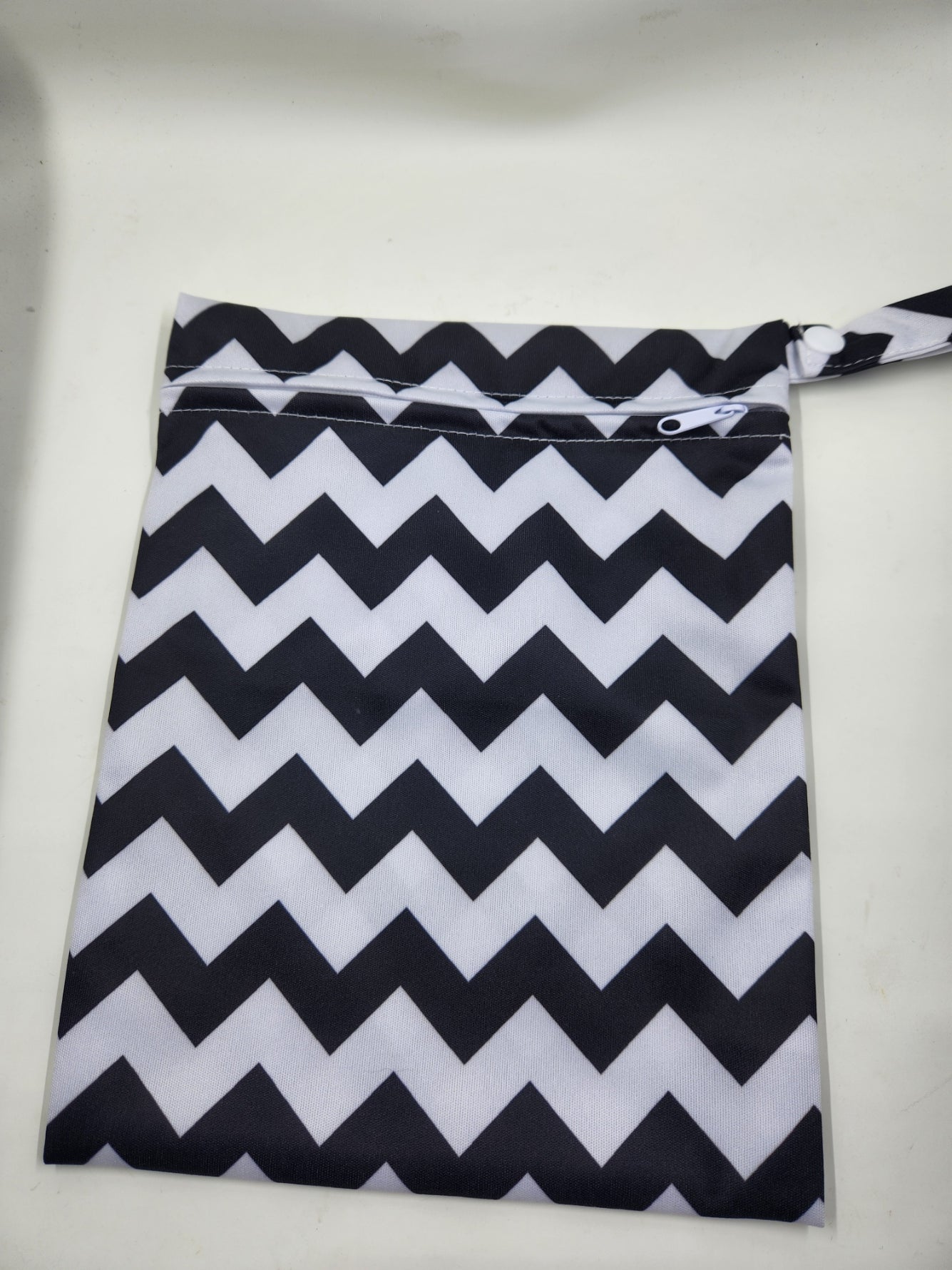 Black Chevron Storage Bag
