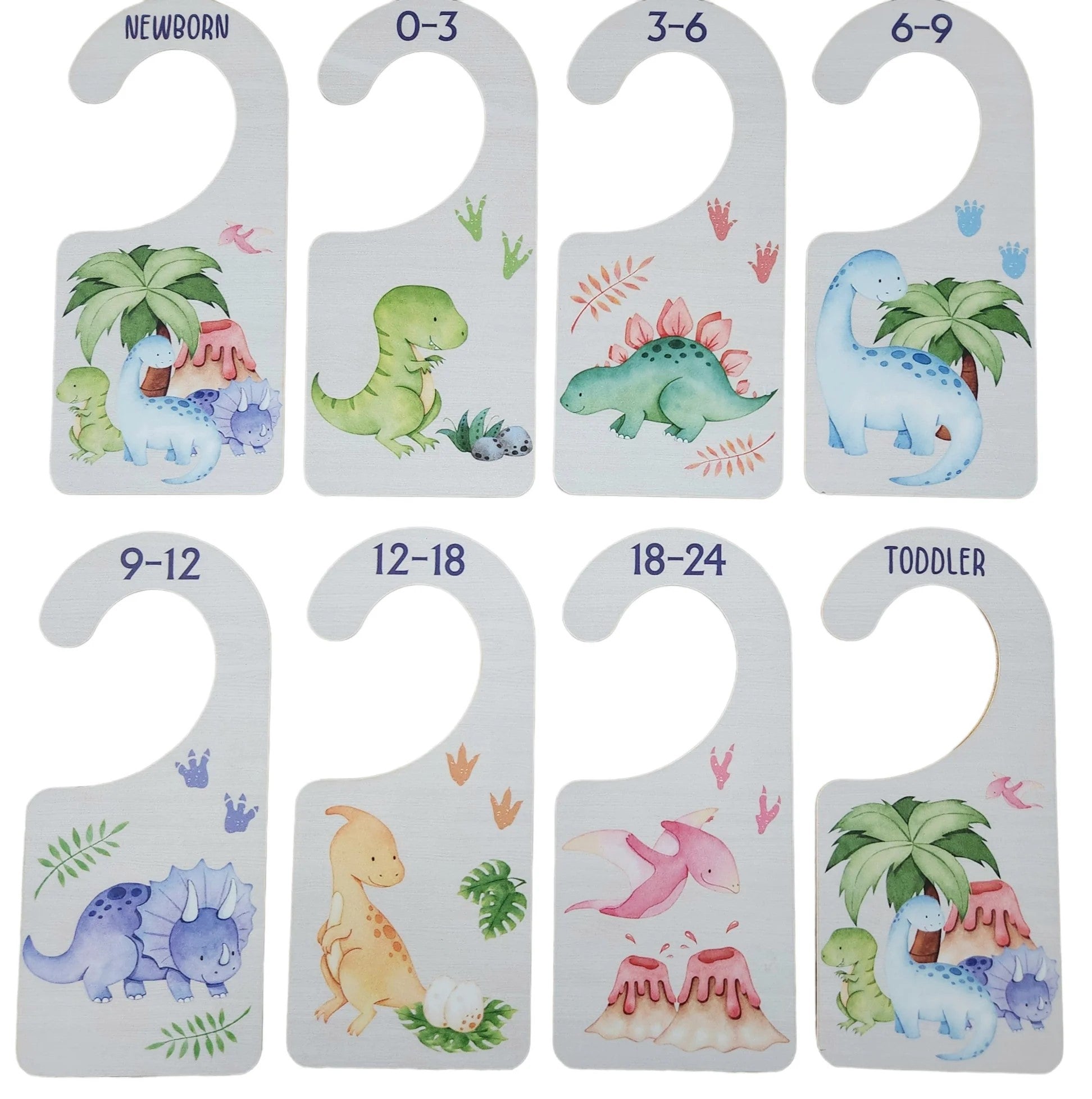Clothes Divider Hangers Dinosaurs