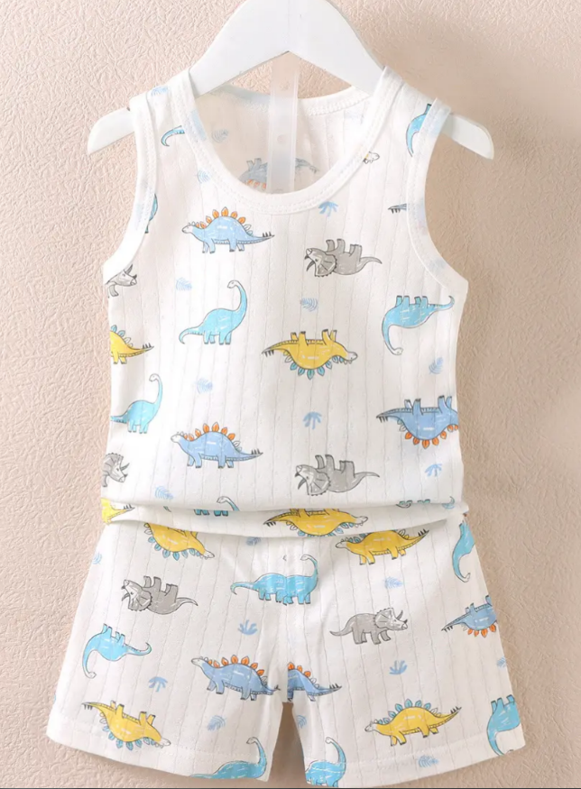 Dino Singlet + Shorts Set