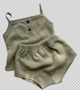 Aria Button Singlet + Short Set