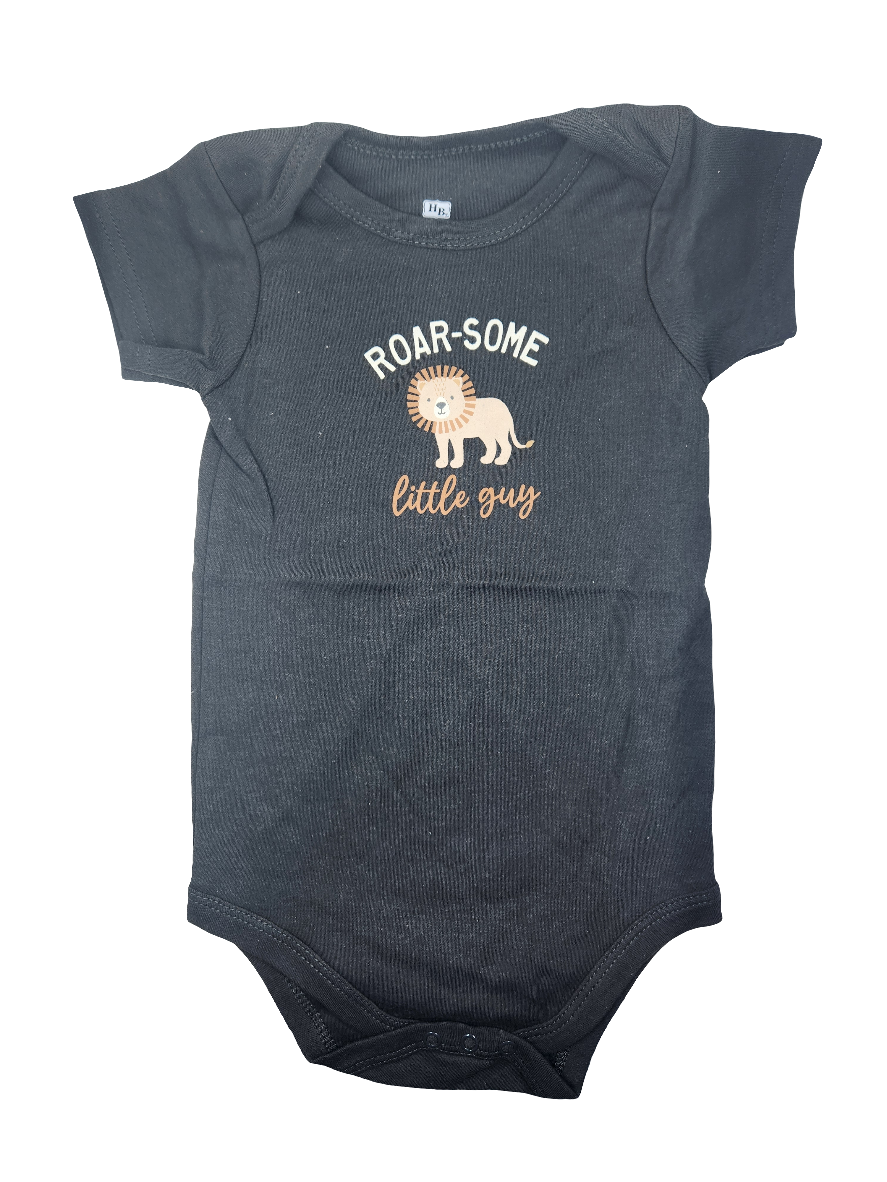 ROAR-some Little Guy Short Sleeve Romper