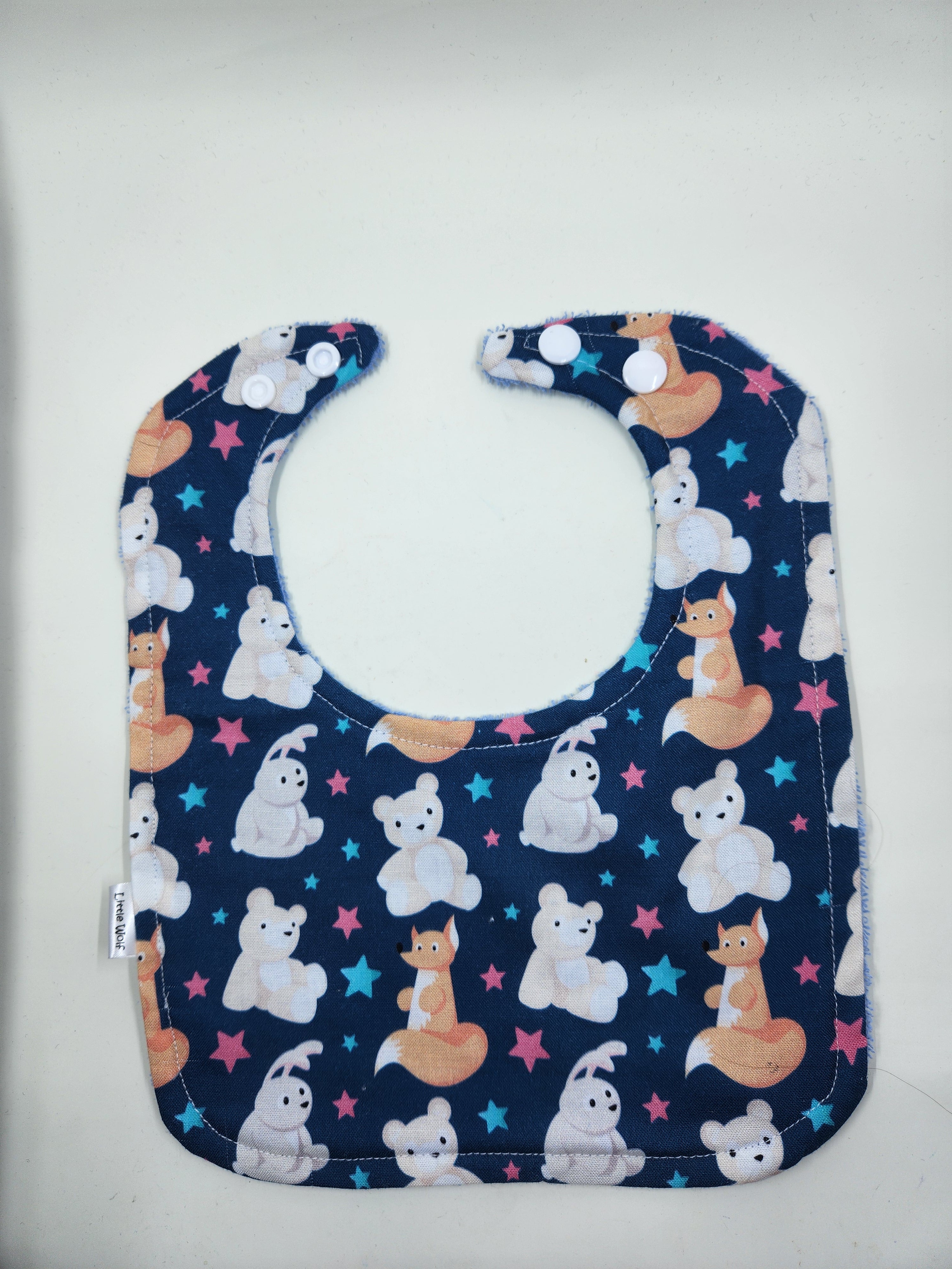 Bear + Bunny + Fox Bib