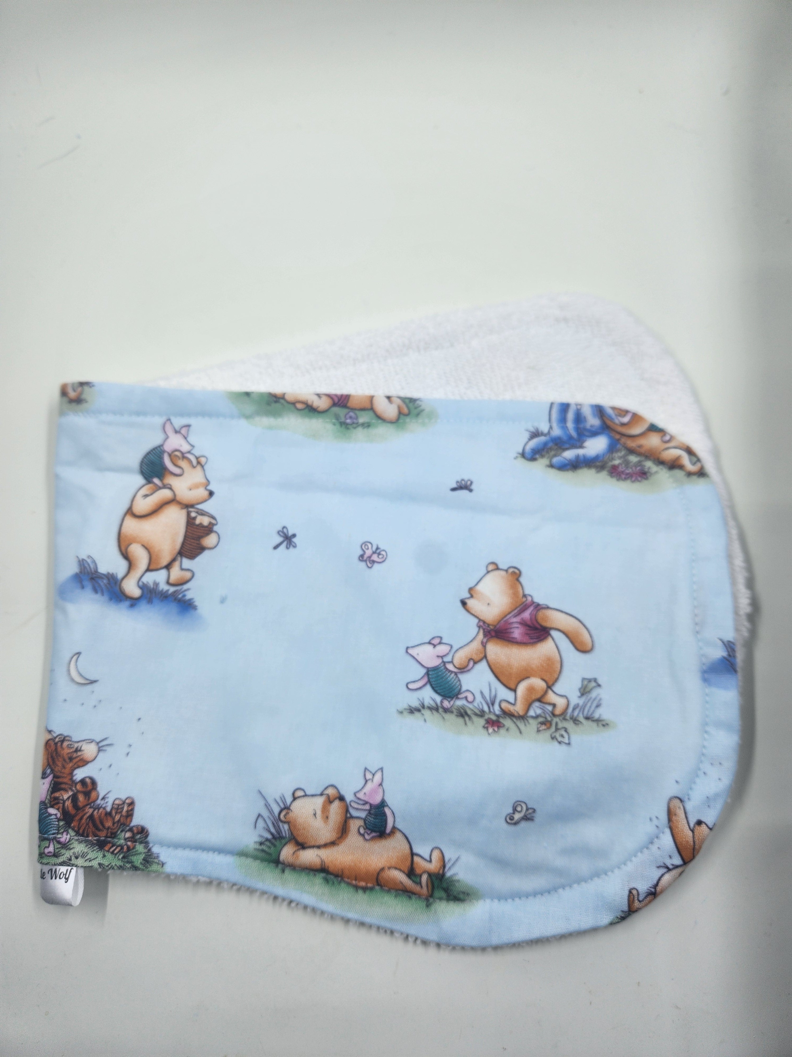 Blue Bear Burp Cloth