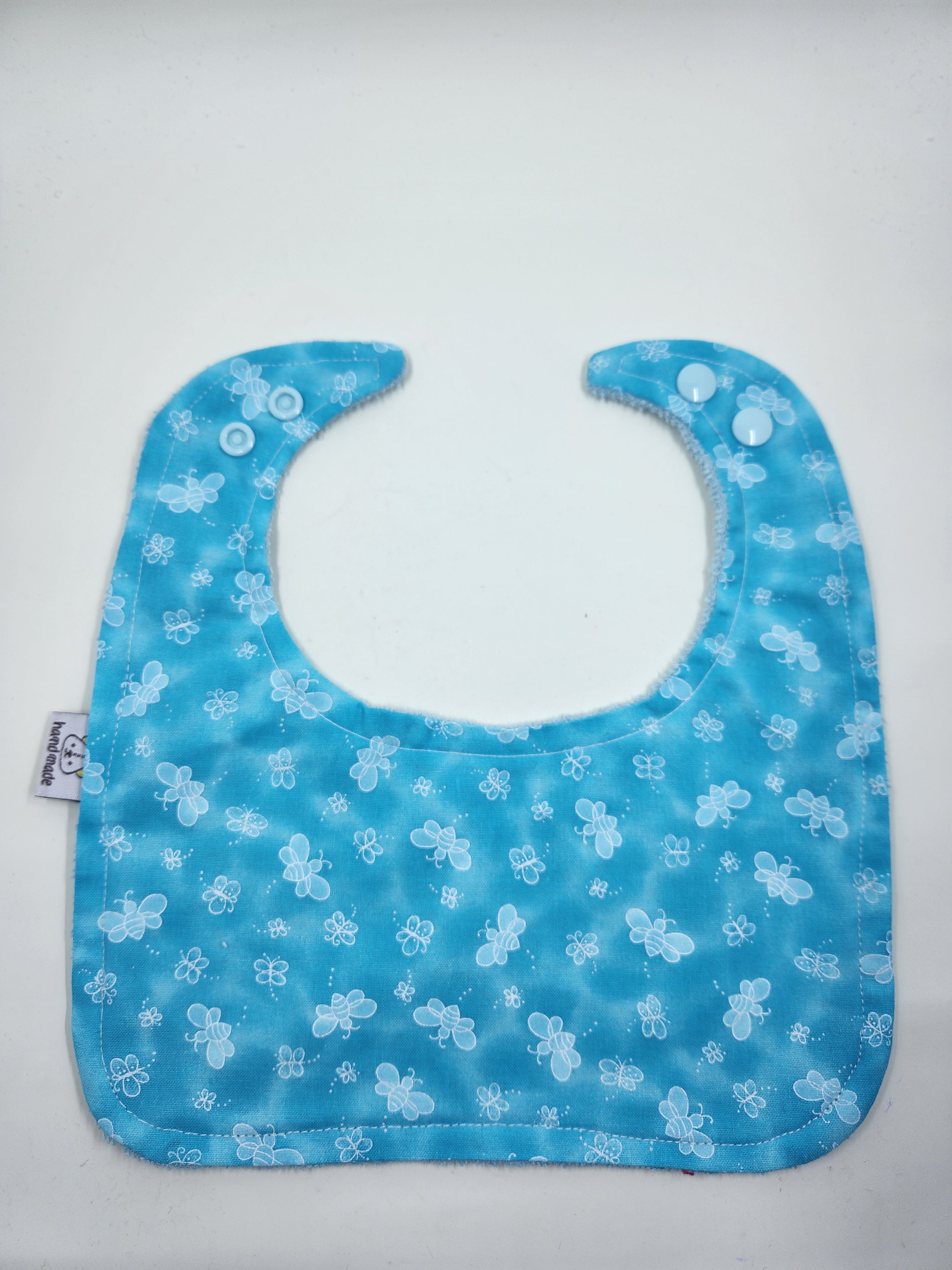 Blue Bee Bib