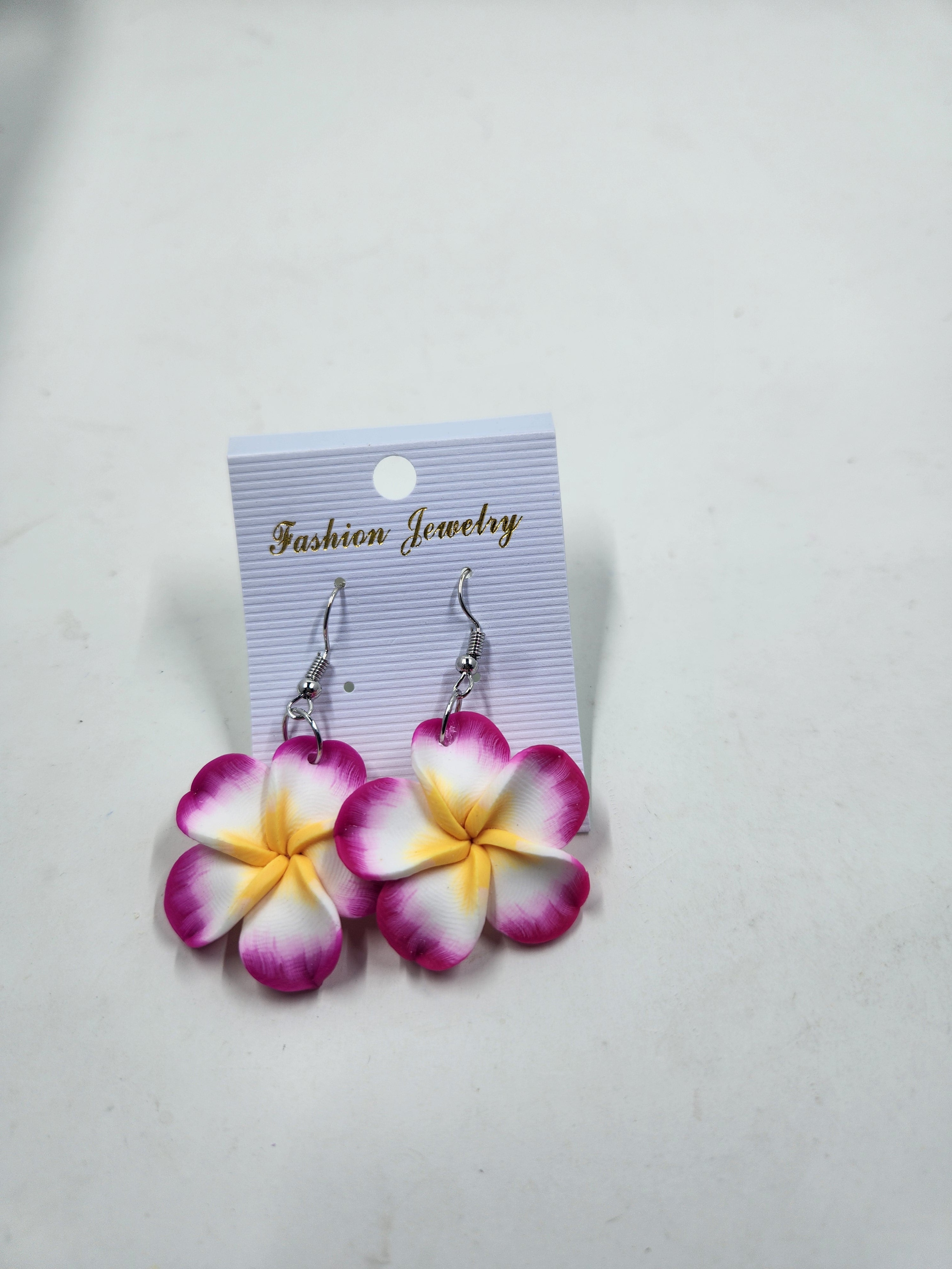 Frangipani Dangle Earrings