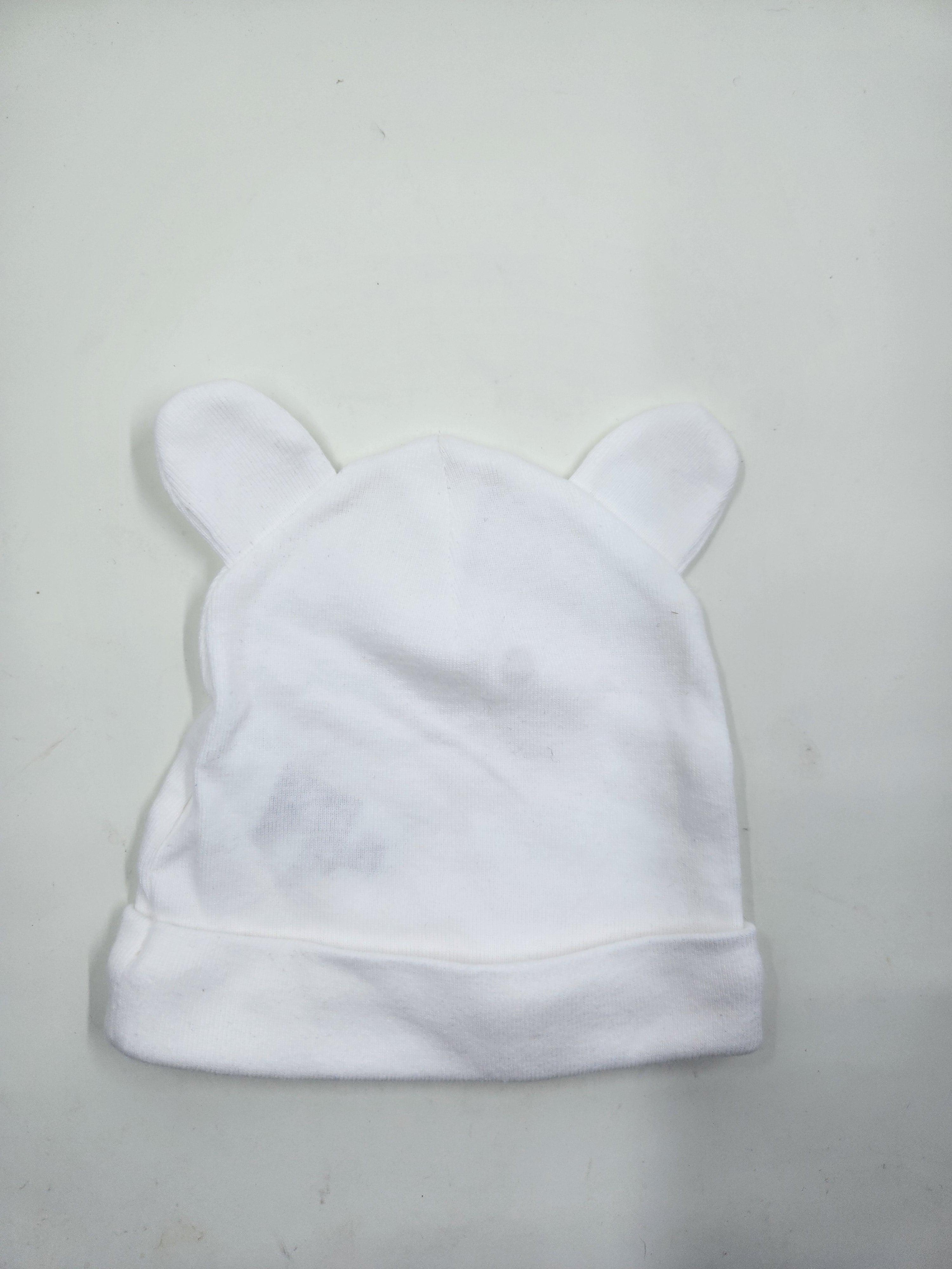 Personalised White Bear Beanie