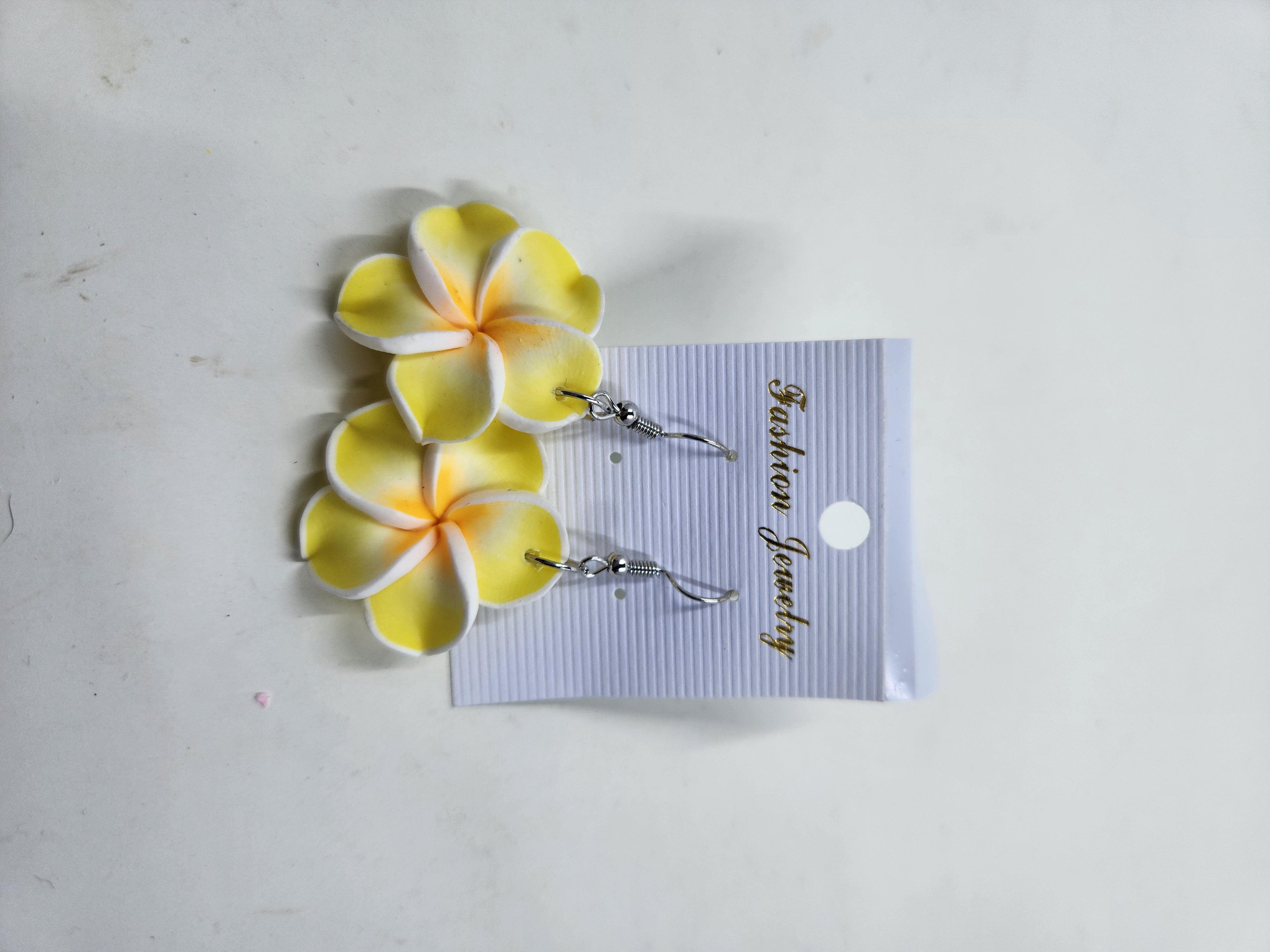 Frangipani Dangle Earrings