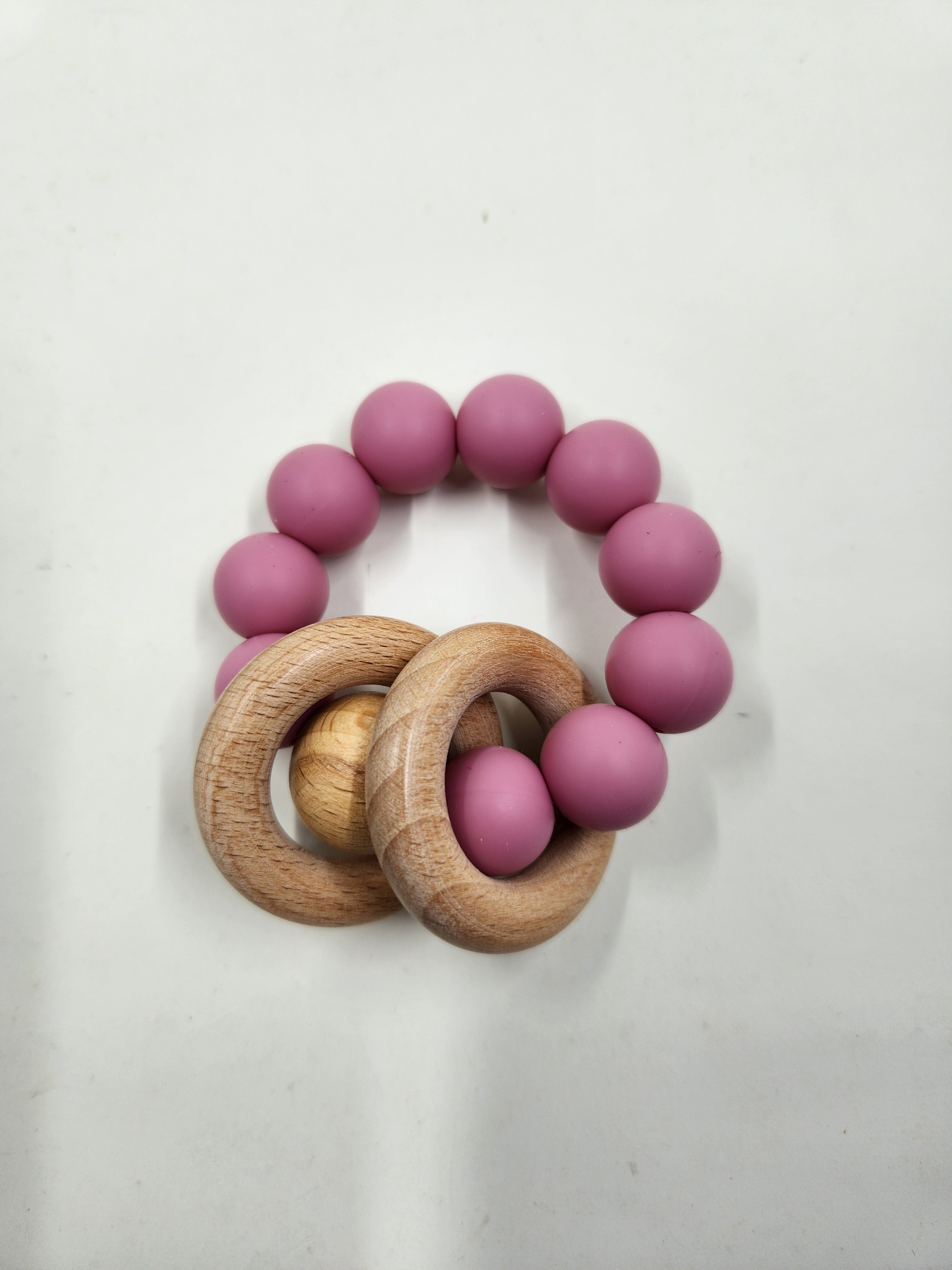 Beechwood Silicone Ring Teether