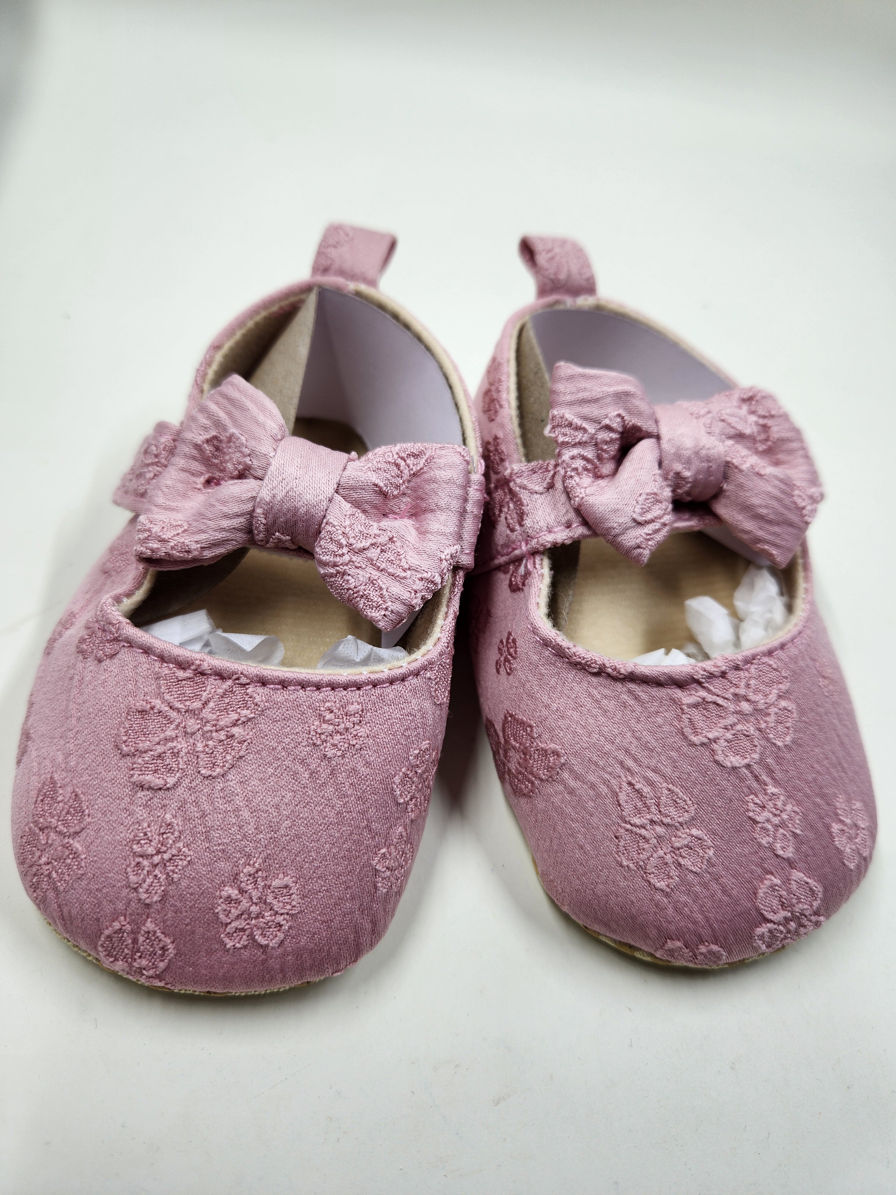 Embroidery Bow Shoes