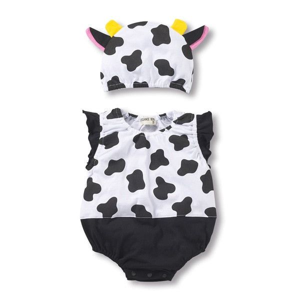 Cow Romper Set