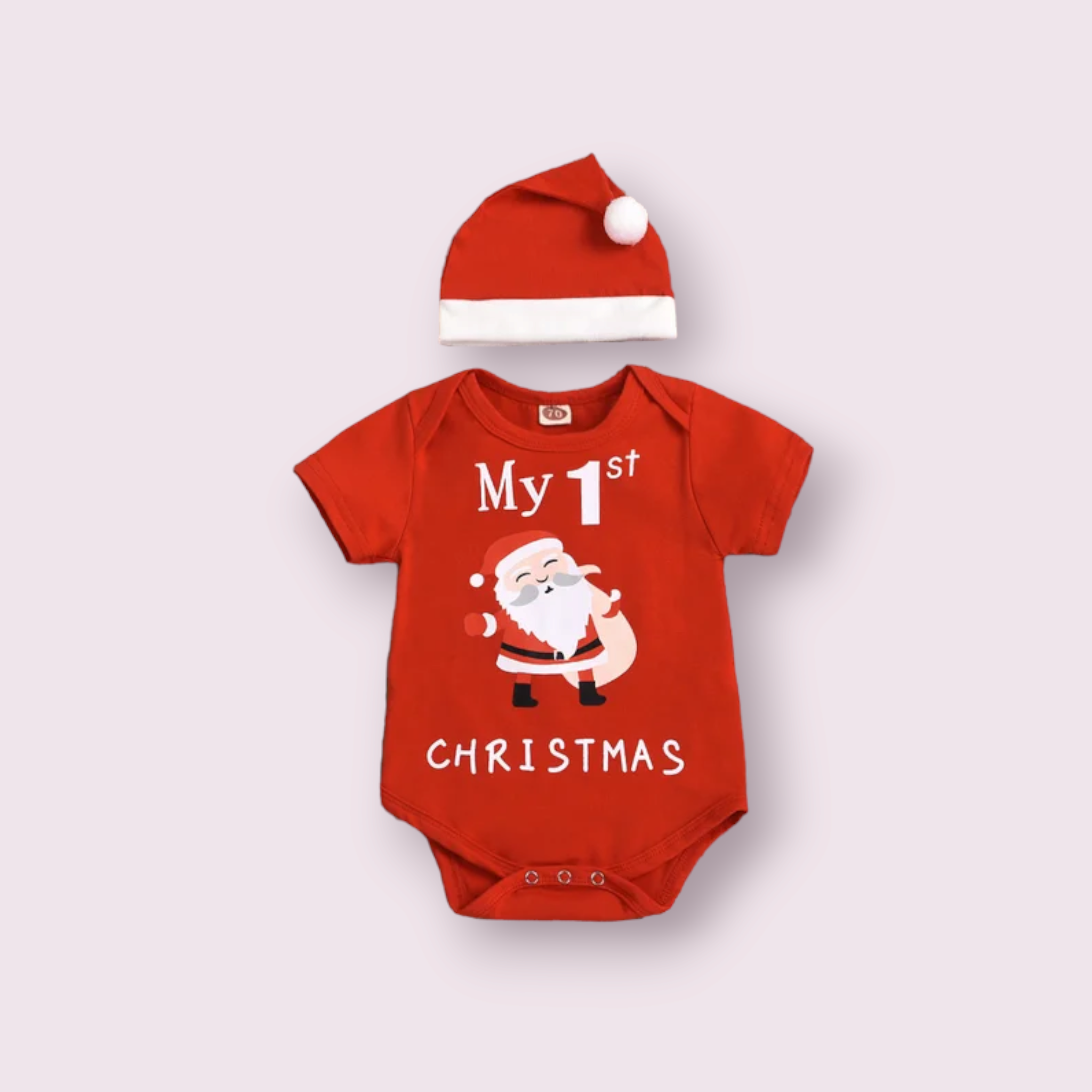 My First Christmas Romper Set