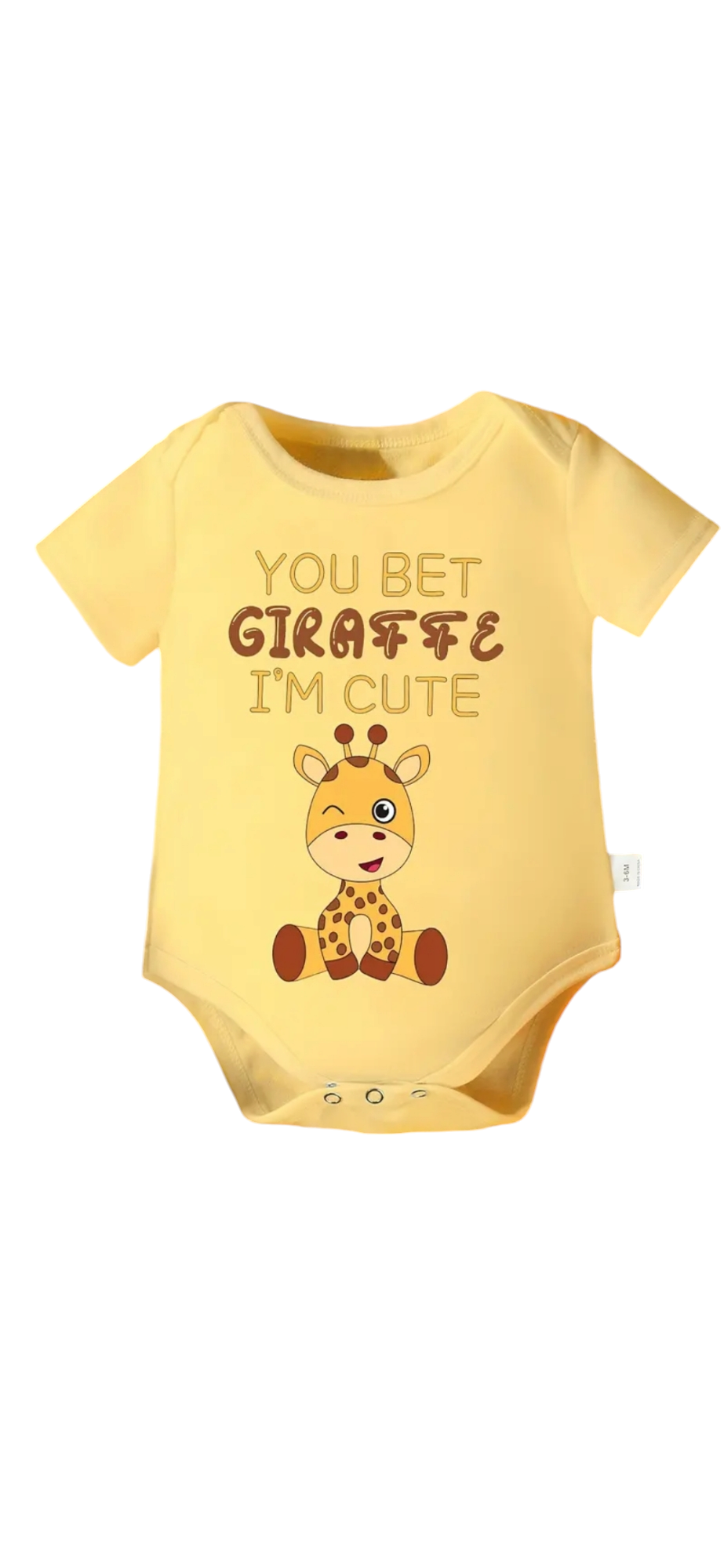 I'm Cute Giraffe Romper