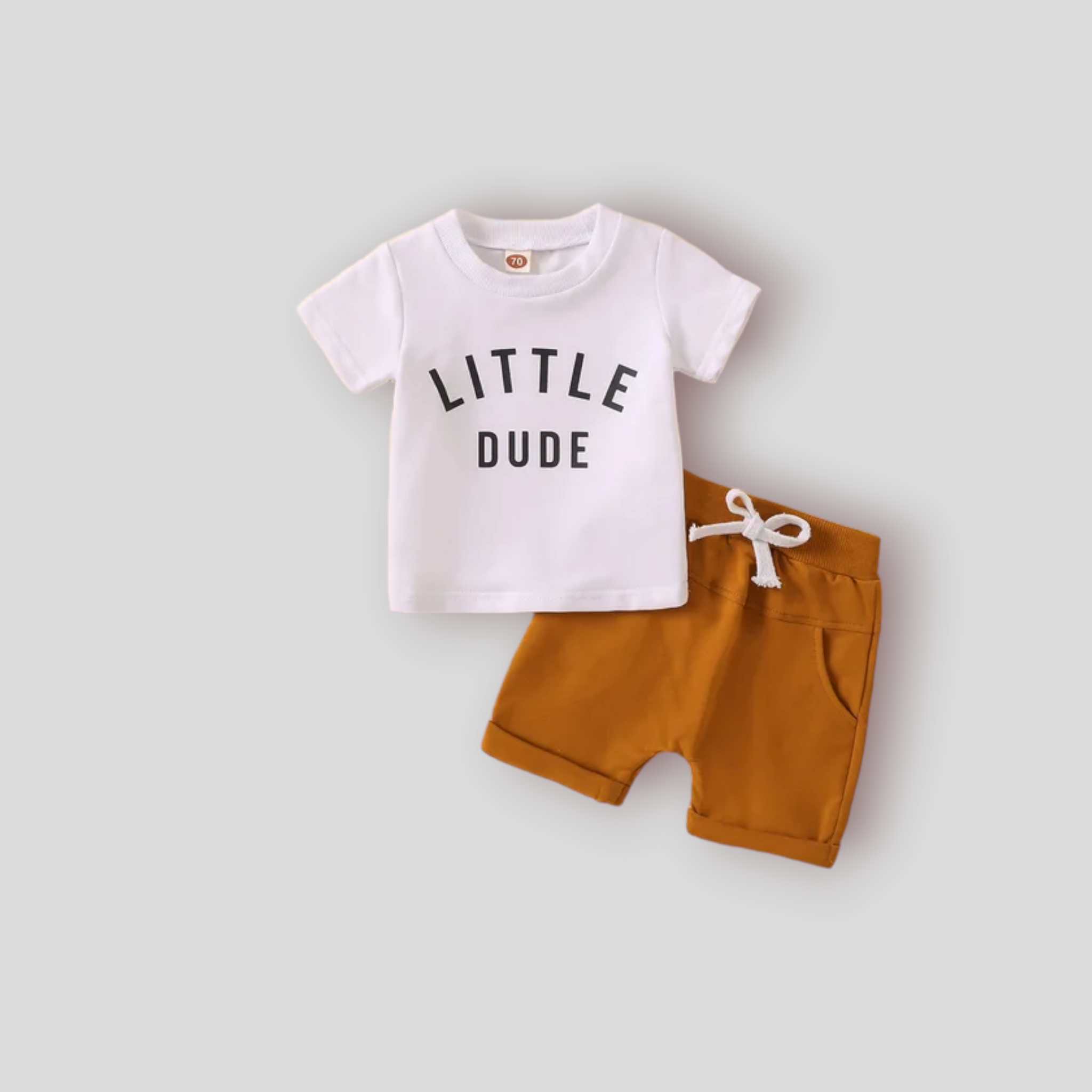 Little Dude T Shirt + Short Set