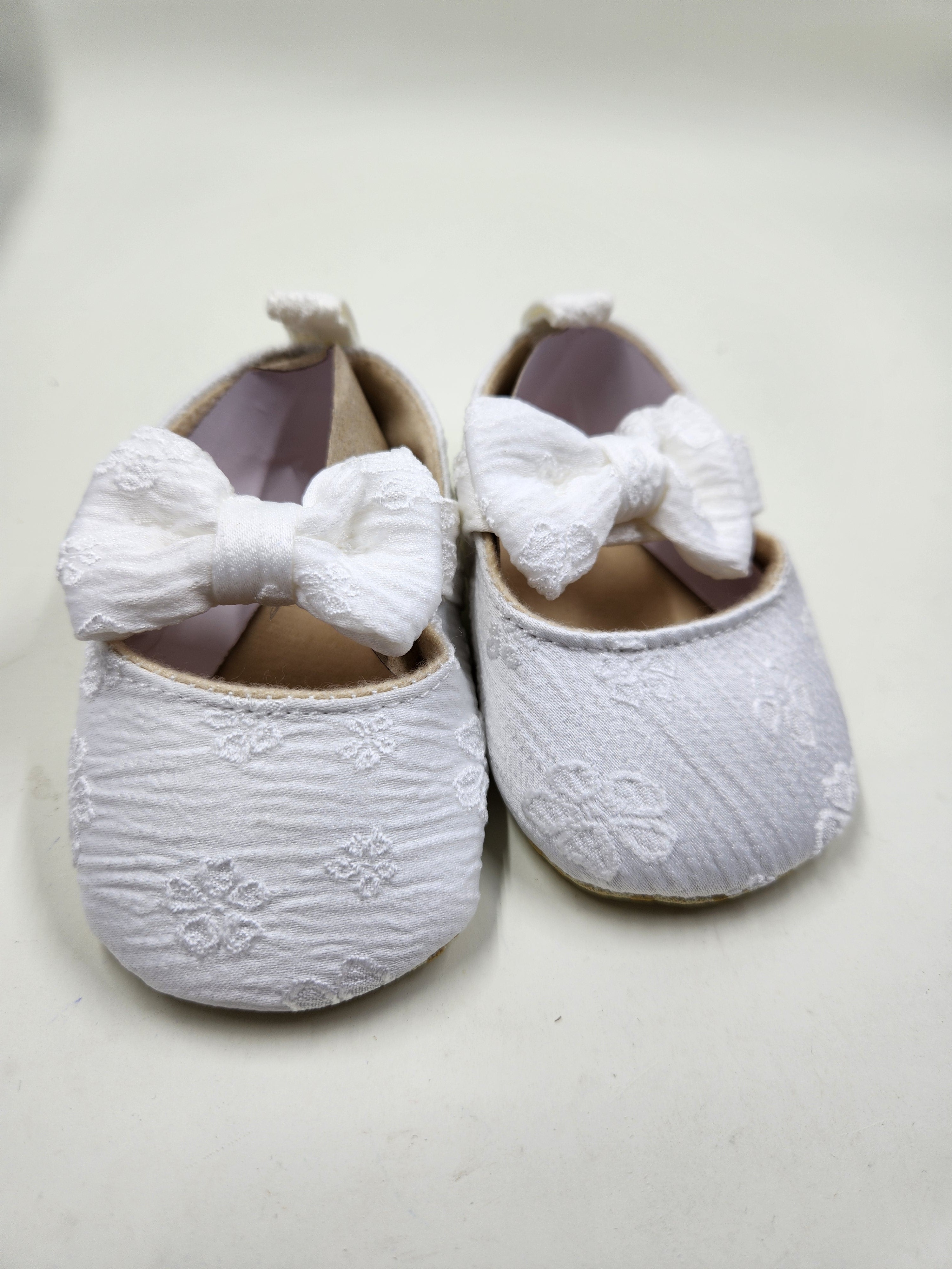 Embroidery Bow Shoes