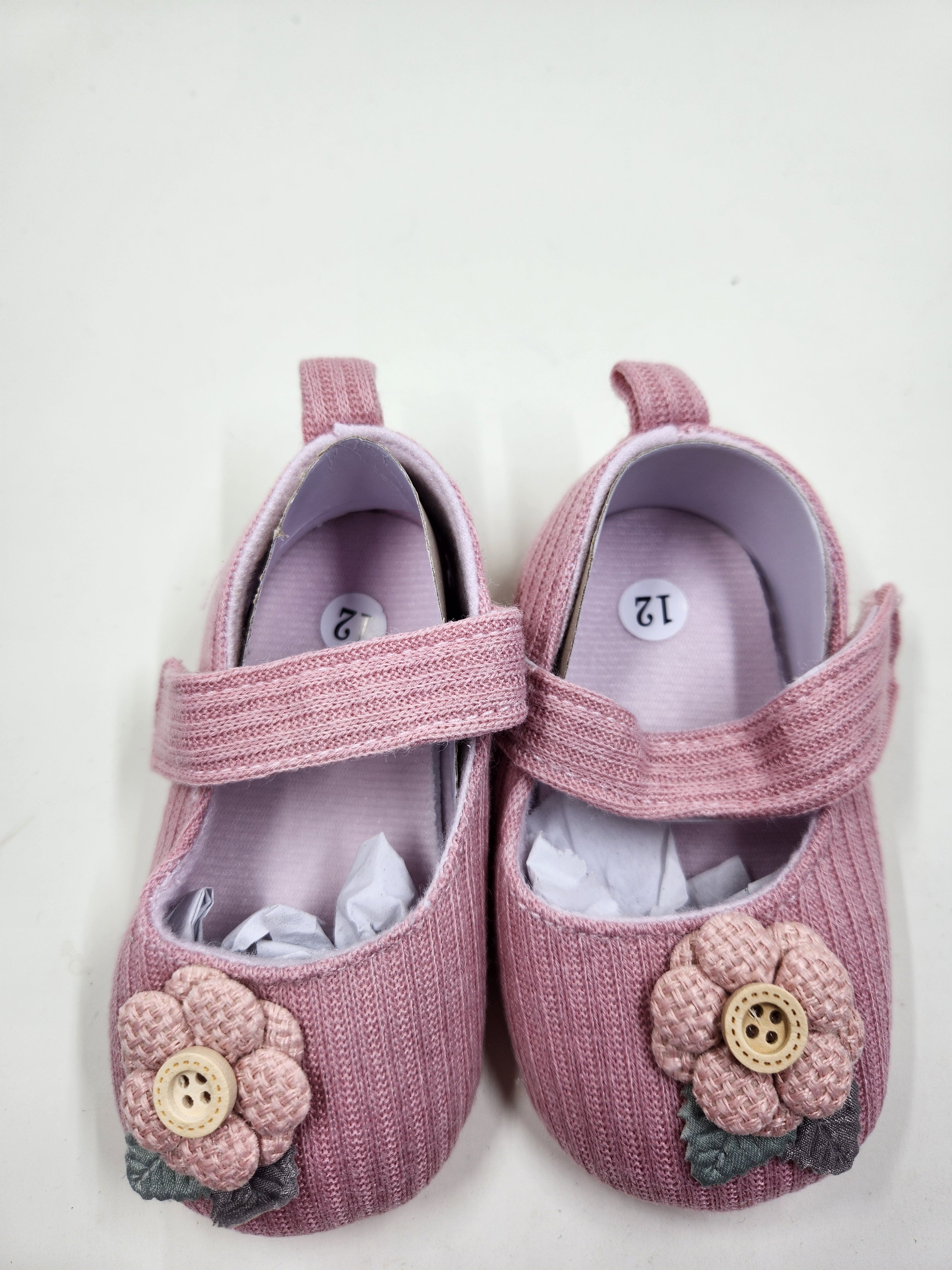 Embroidered Floral  Knitted Shoes