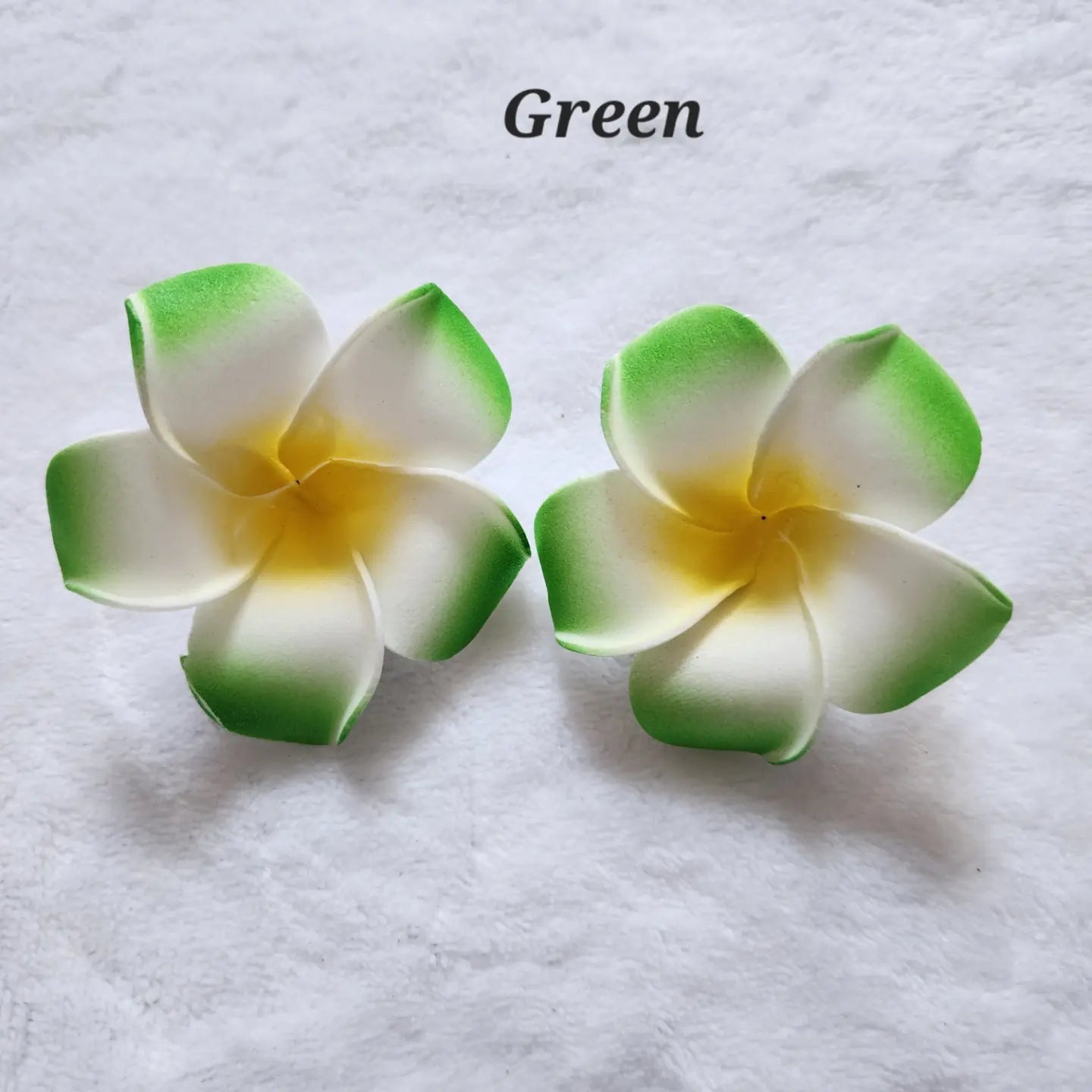 Frangipani Hair Clips