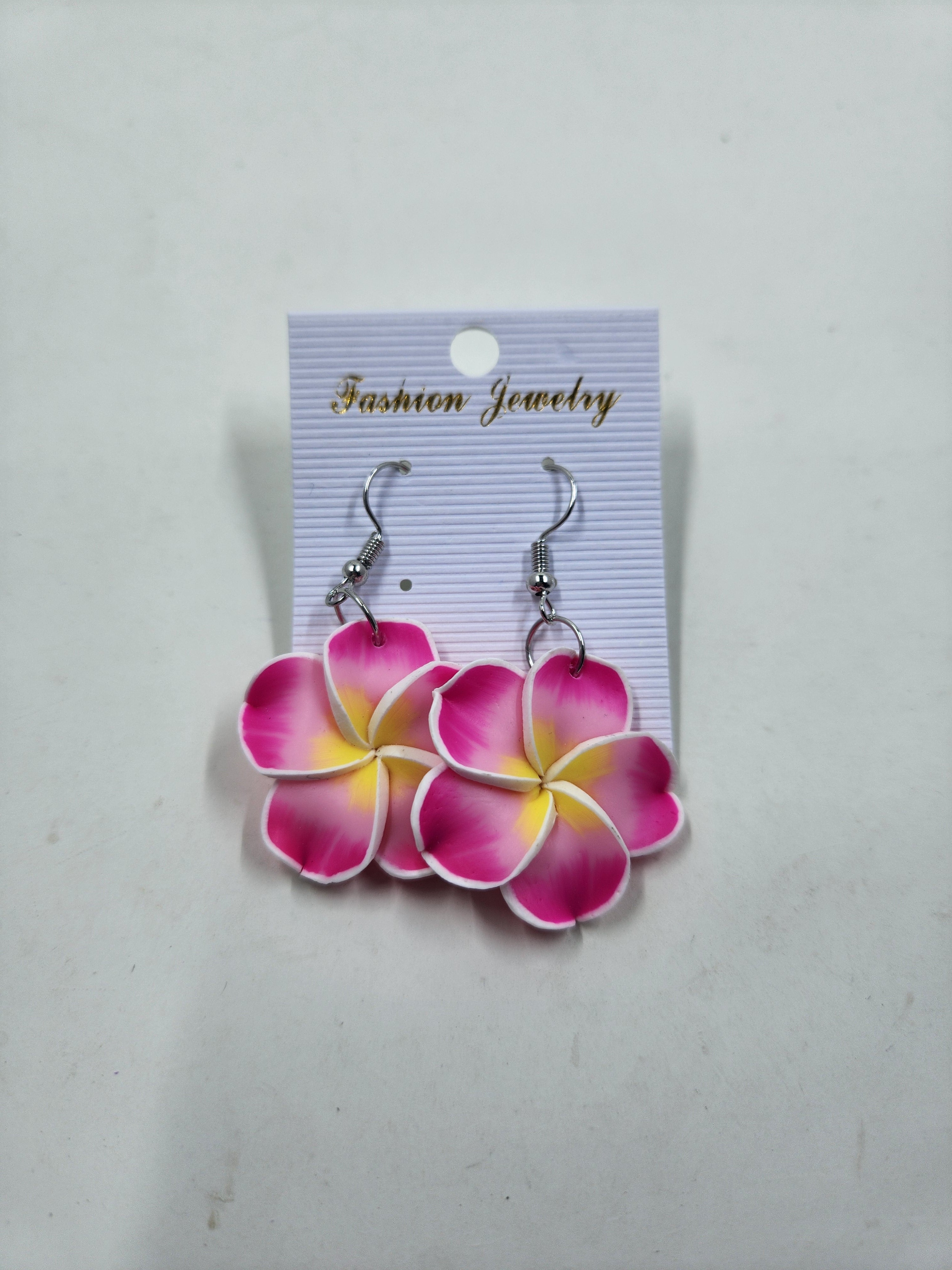 Frangipani Dangle Earrings