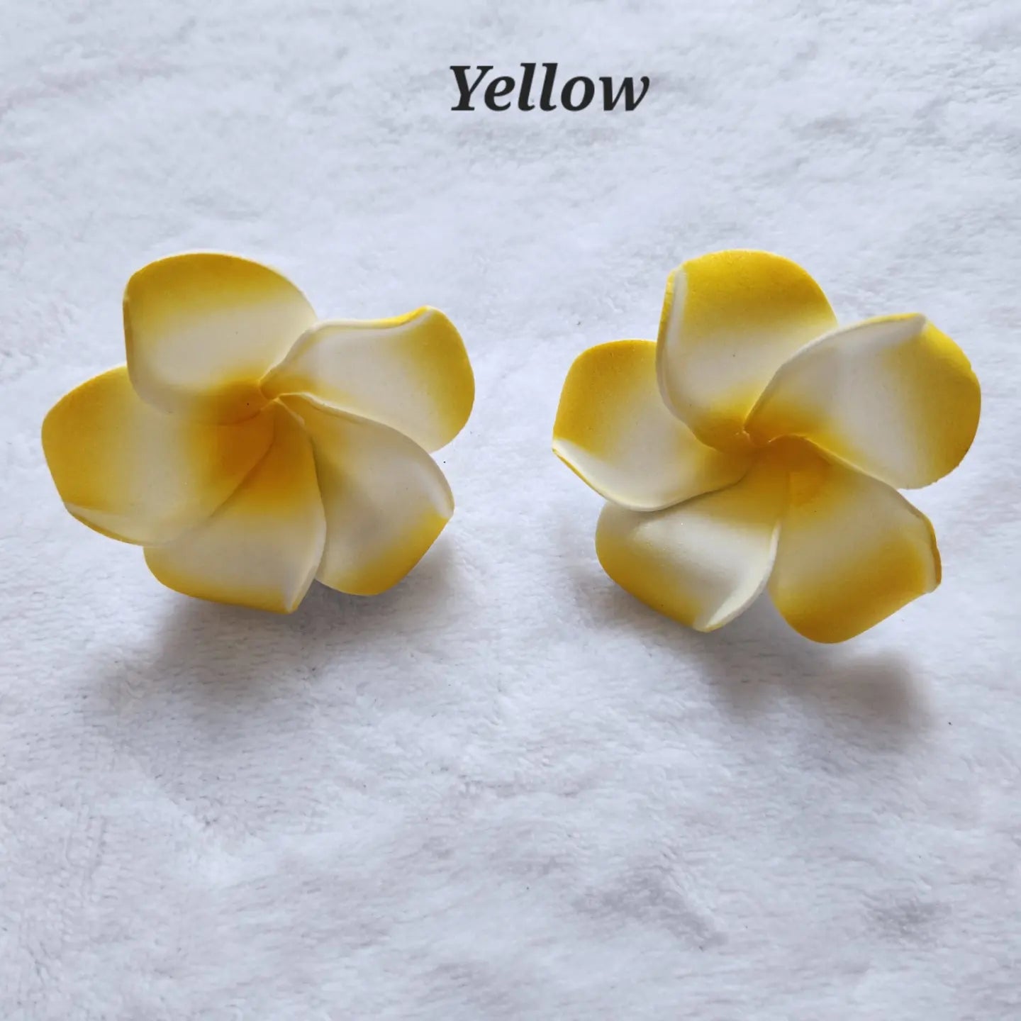 Frangipani Hair Clips